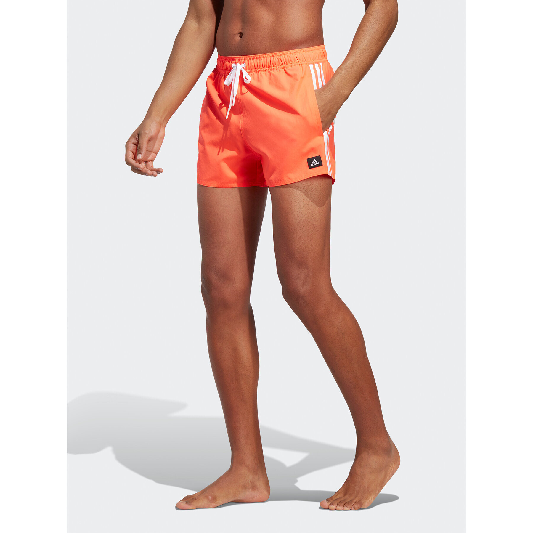 adidas Плувни шорти 3-Stripes CLX Swim Shorts HT4371 Червен Regular Fit - Pepit.bg