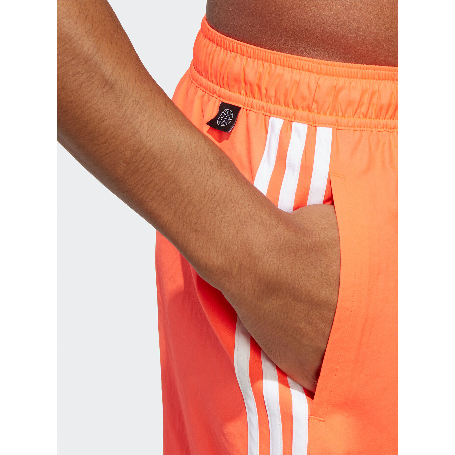 adidas Плувни шорти 3-Stripes CLX Swim Shorts HT4371 Червен Regular Fit - Pepit.bg