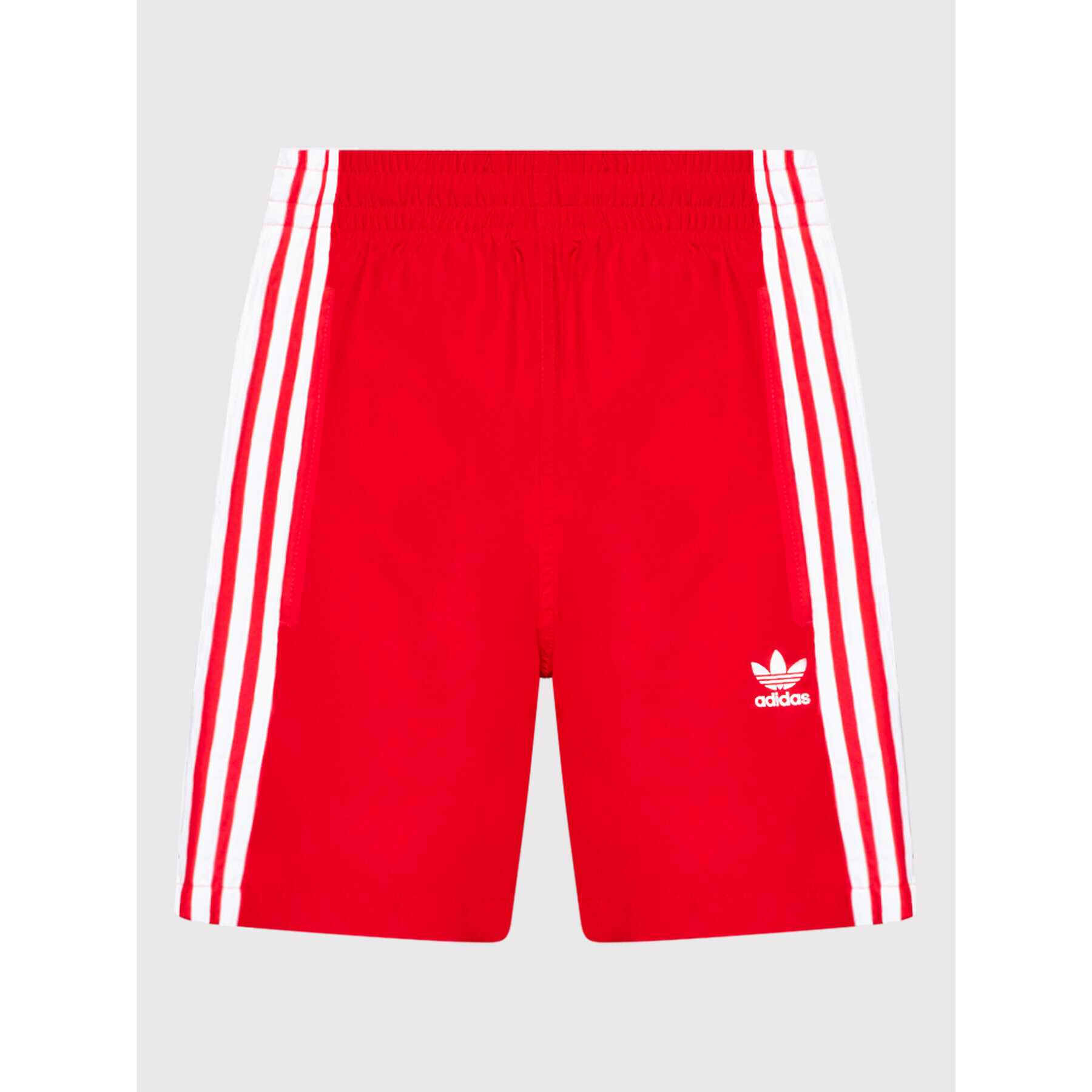 adidas Плувни шорти adicolor Classics 3-Stripes HF2120 Червен Regular Fit - Pepit.bg