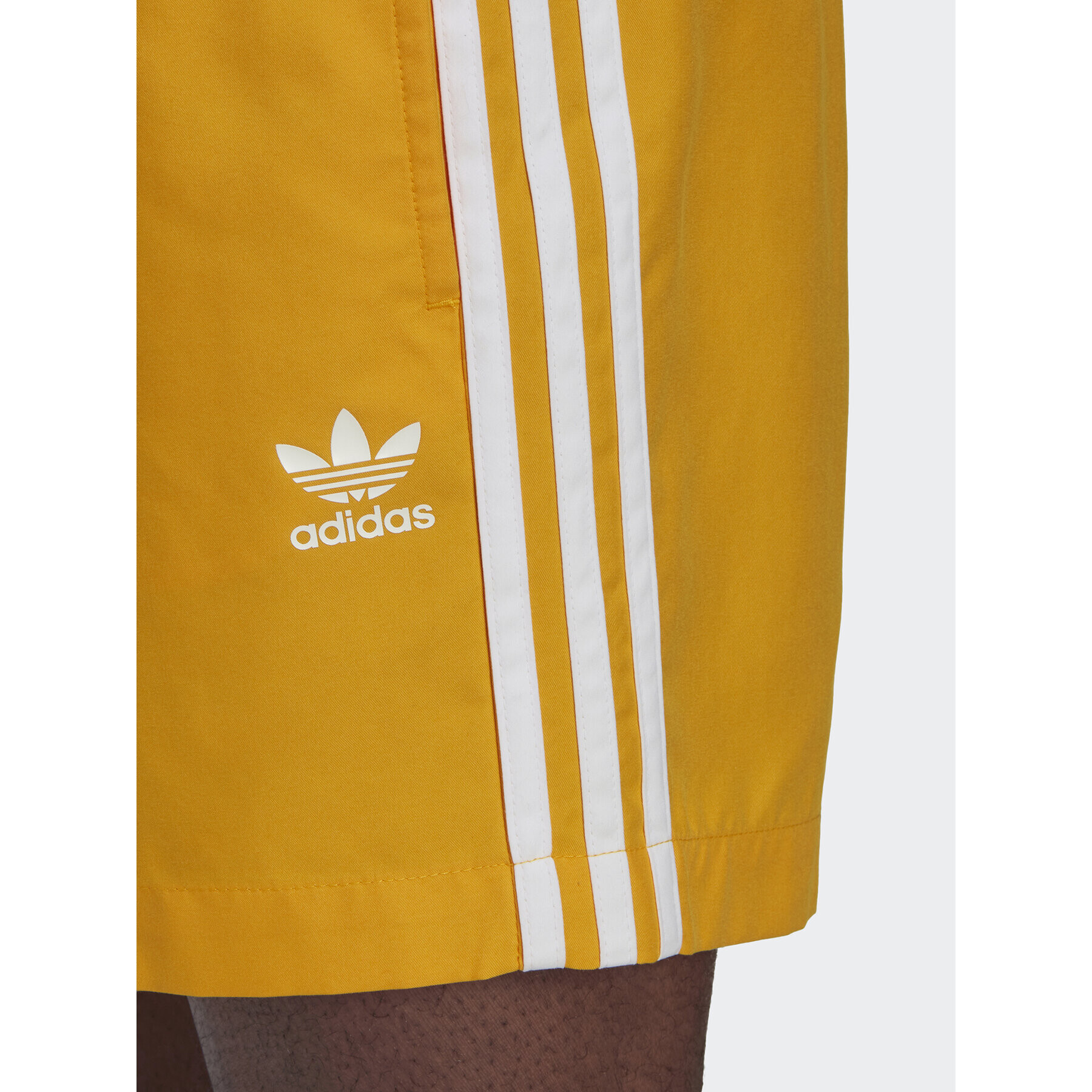 adidas Плувни шорти adicolor Classics 3-Stripes HK7327 Жълт Regular Fit - Pepit.bg