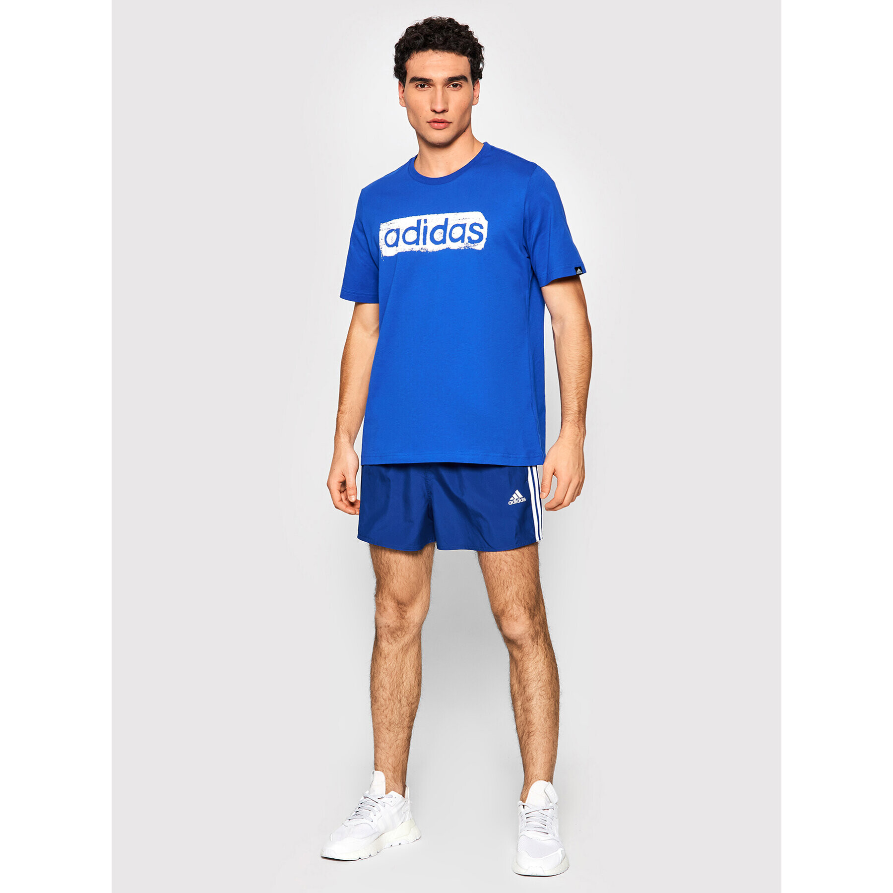 adidas Плувни шорти Classic 3-Stripes GQ1102 Син Regular Fit - Pepit.bg