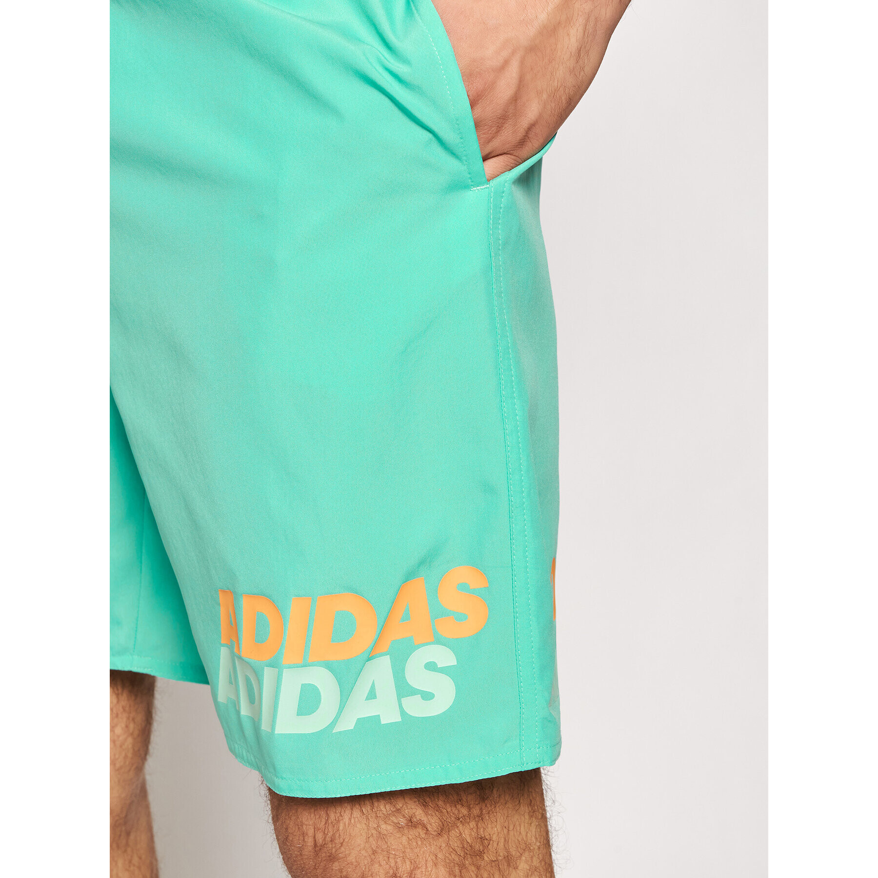 adidas Плувни шорти Classic-Length GM2259 Зелен Regular Fit - Pepit.bg