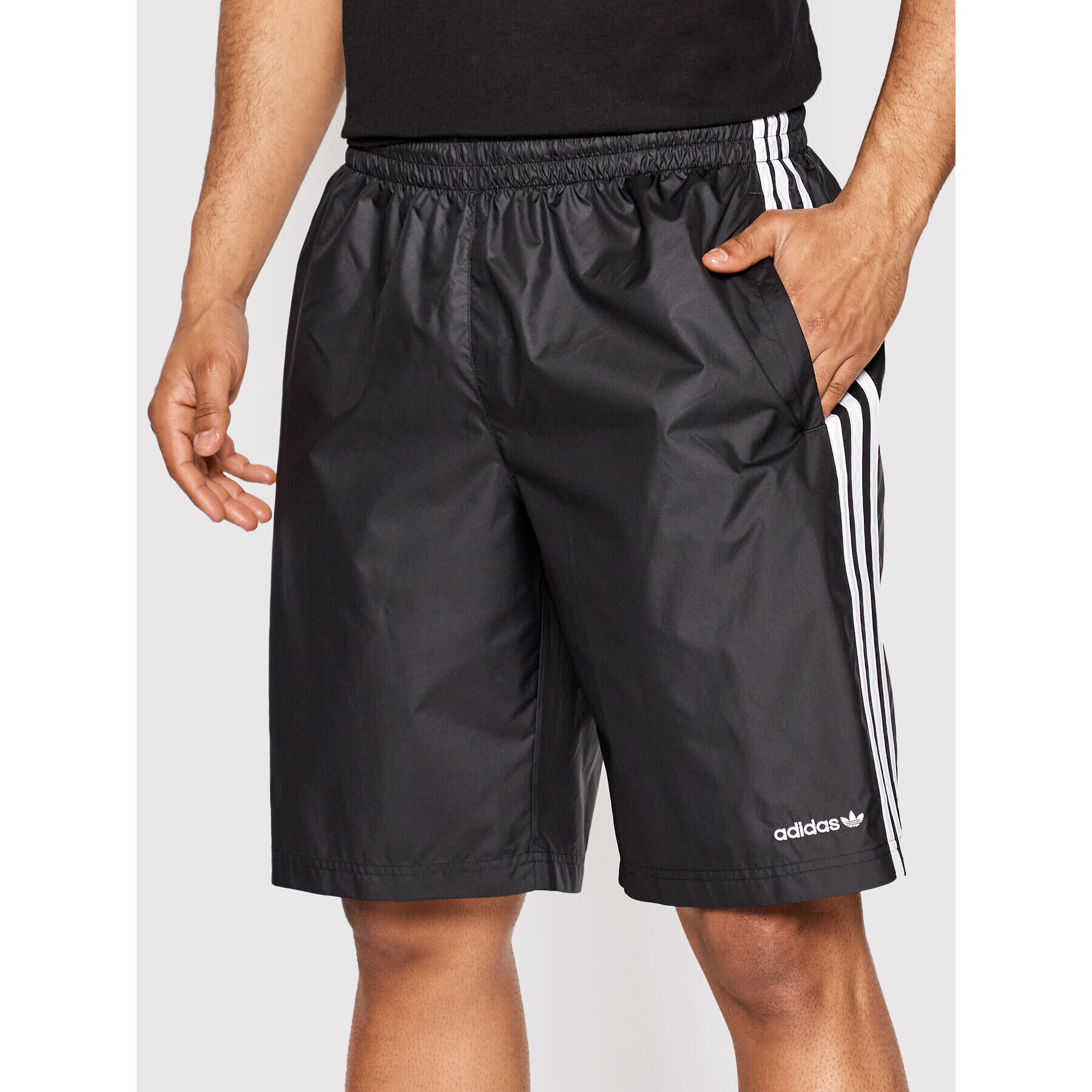 adidas Плувни шорти Graphic Common Memory HC7125 Черен Regular Fit - Pepit.bg