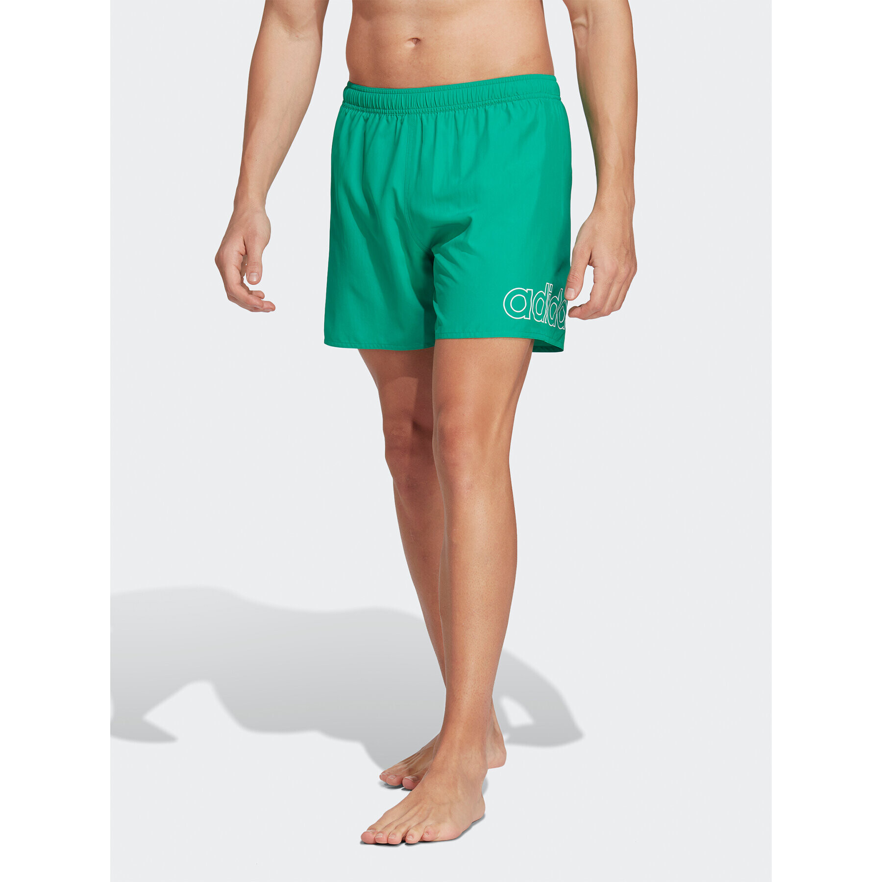 adidas Плувни шорти Logo CLX Short Length Swim Shorts HT2125 Зелен Regular Fit - Pepit.bg