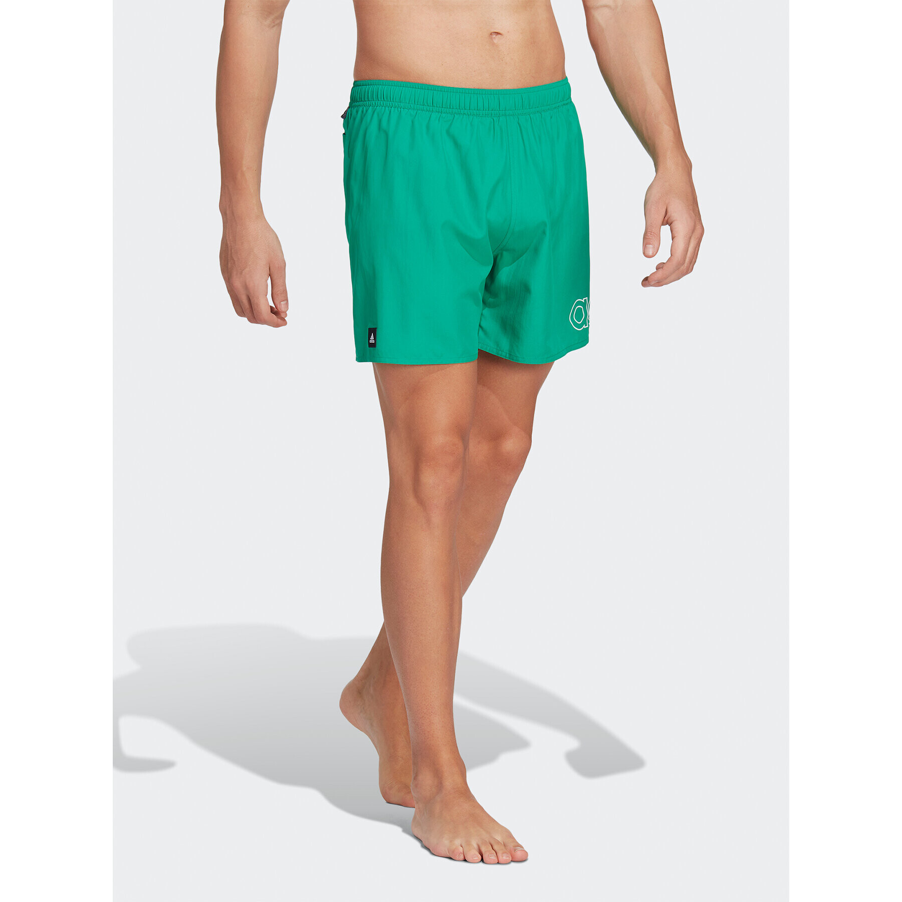 adidas Плувни шорти Logo CLX Short Length Swim Shorts HT2125 Зелен Regular Fit - Pepit.bg