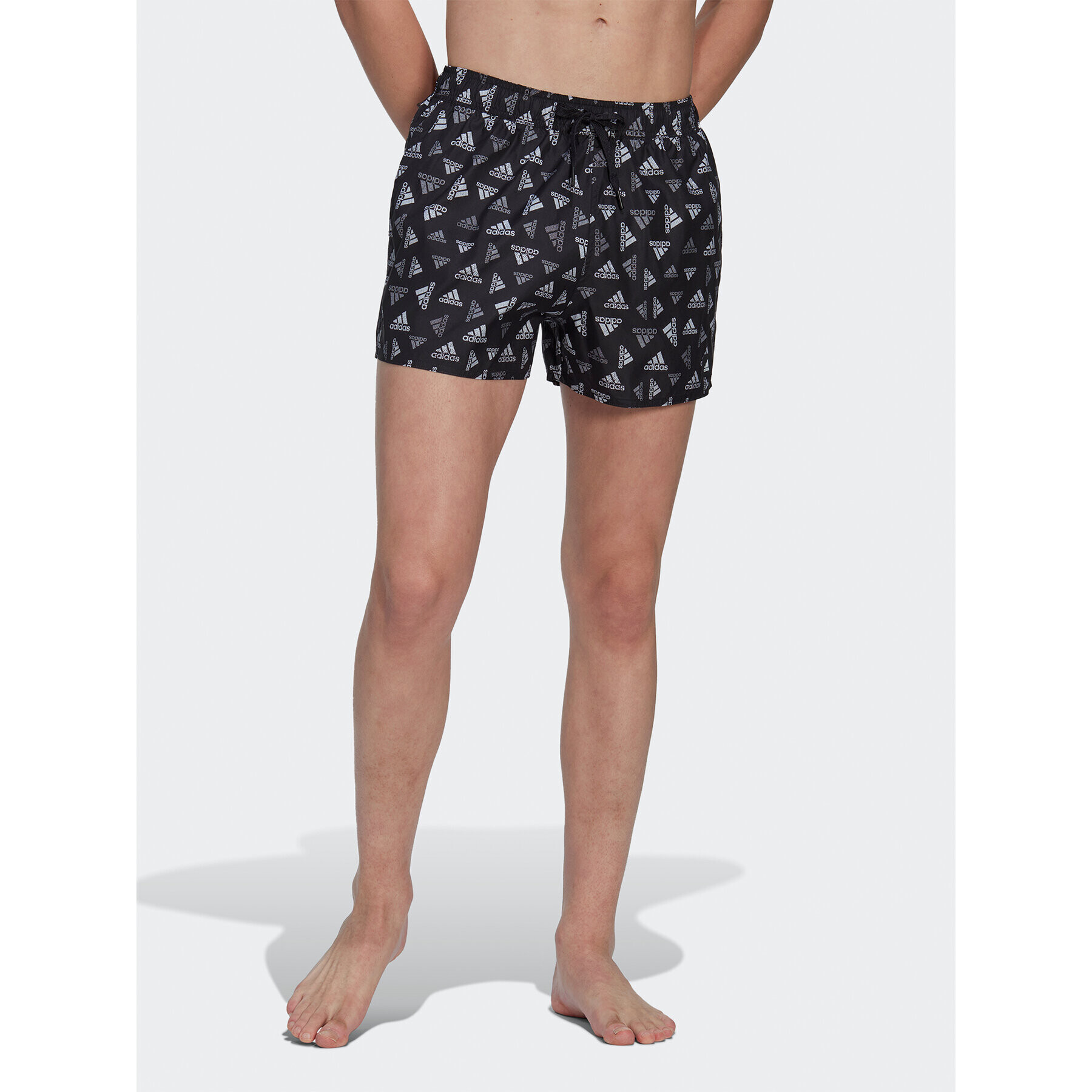 adidas Плувни шорти Logo Print CLX Swim Shorts Very Short Length HT4345 Черен Regular Fit - Pepit.bg