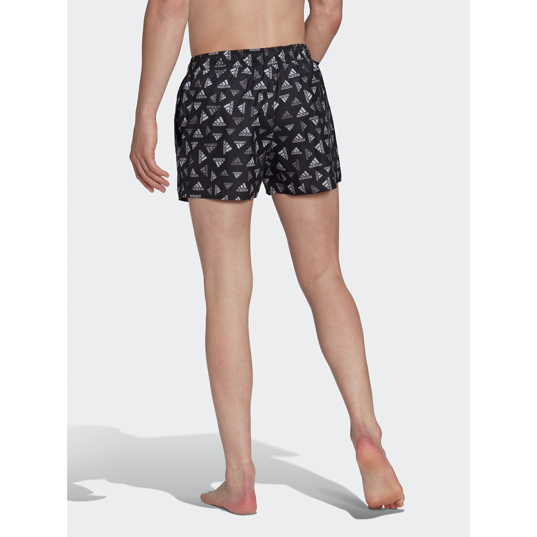 adidas Плувни шорти Logo Print CLX Swim Shorts Very Short Length HT4345 Черен Regular Fit - Pepit.bg