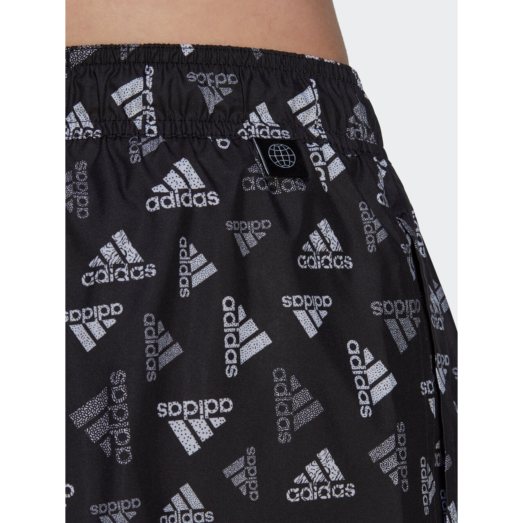 adidas Плувни шорти Logo Print CLX Swim Shorts Very Short Length HT4345 Черен Regular Fit - Pepit.bg