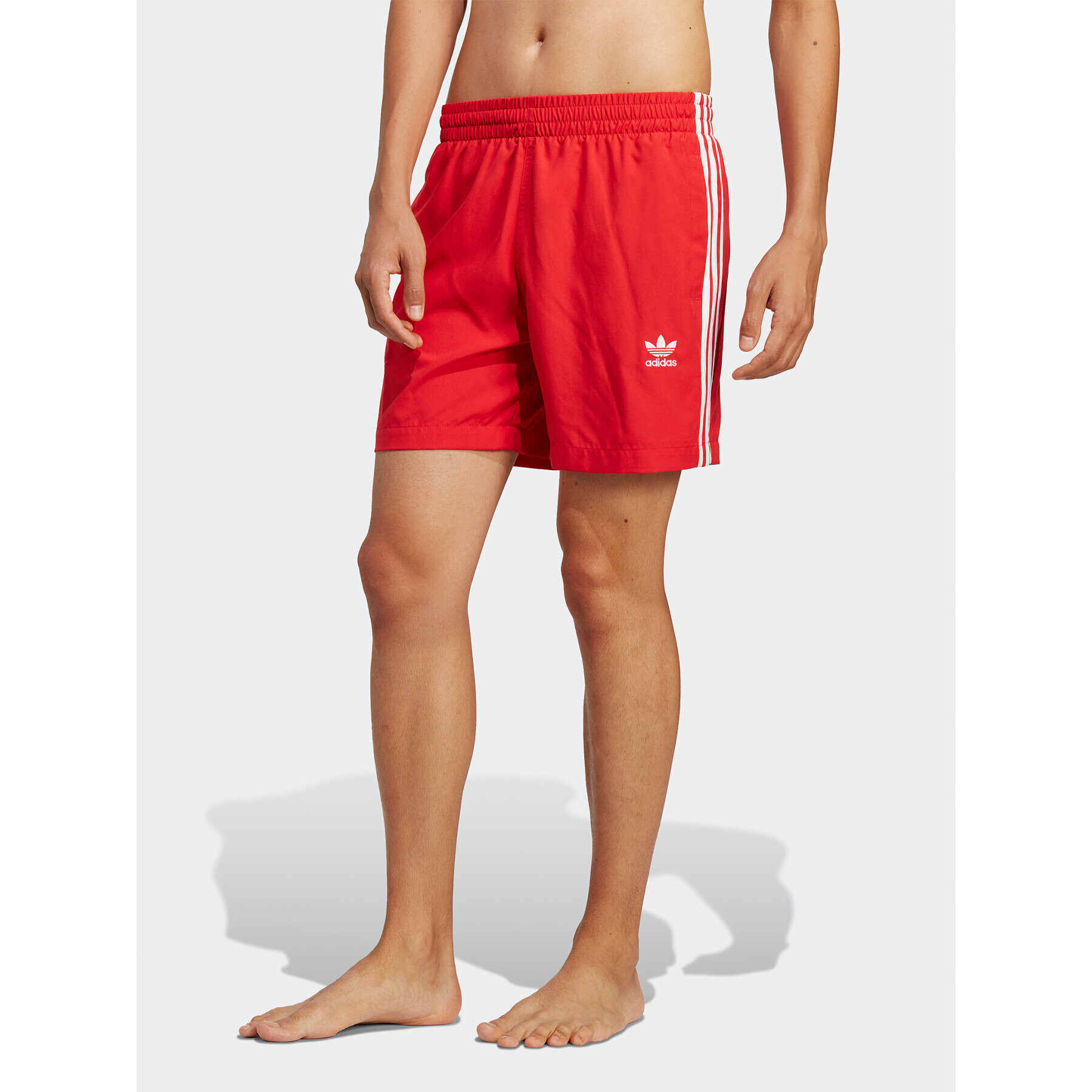 adidas Плувни шорти Originals Adicolor 3-Stripes Swim Shorts H44768 Червен Regular Fit - Pepit.bg