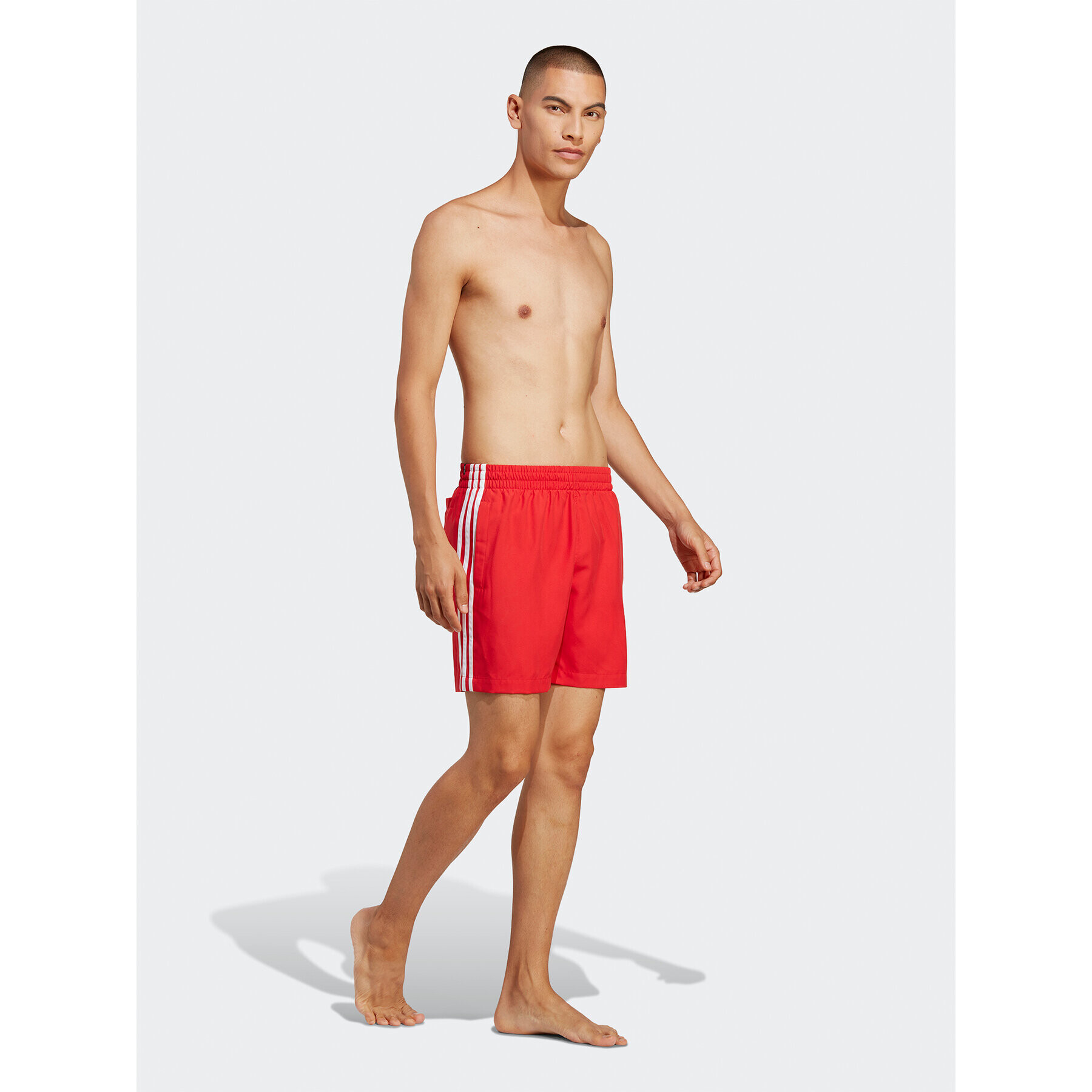 adidas Плувни шорти Originals Adicolor 3-Stripes Swim Shorts H44768 Червен Regular Fit - Pepit.bg