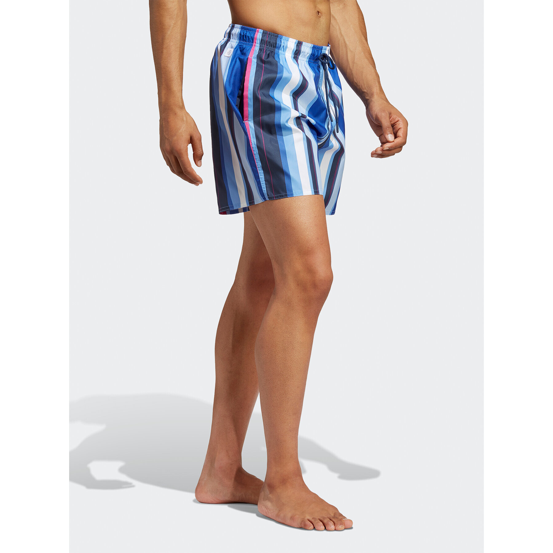 adidas Плувни шорти Striped Swim Shorts IA7752 Син Regular Fit - Pepit.bg