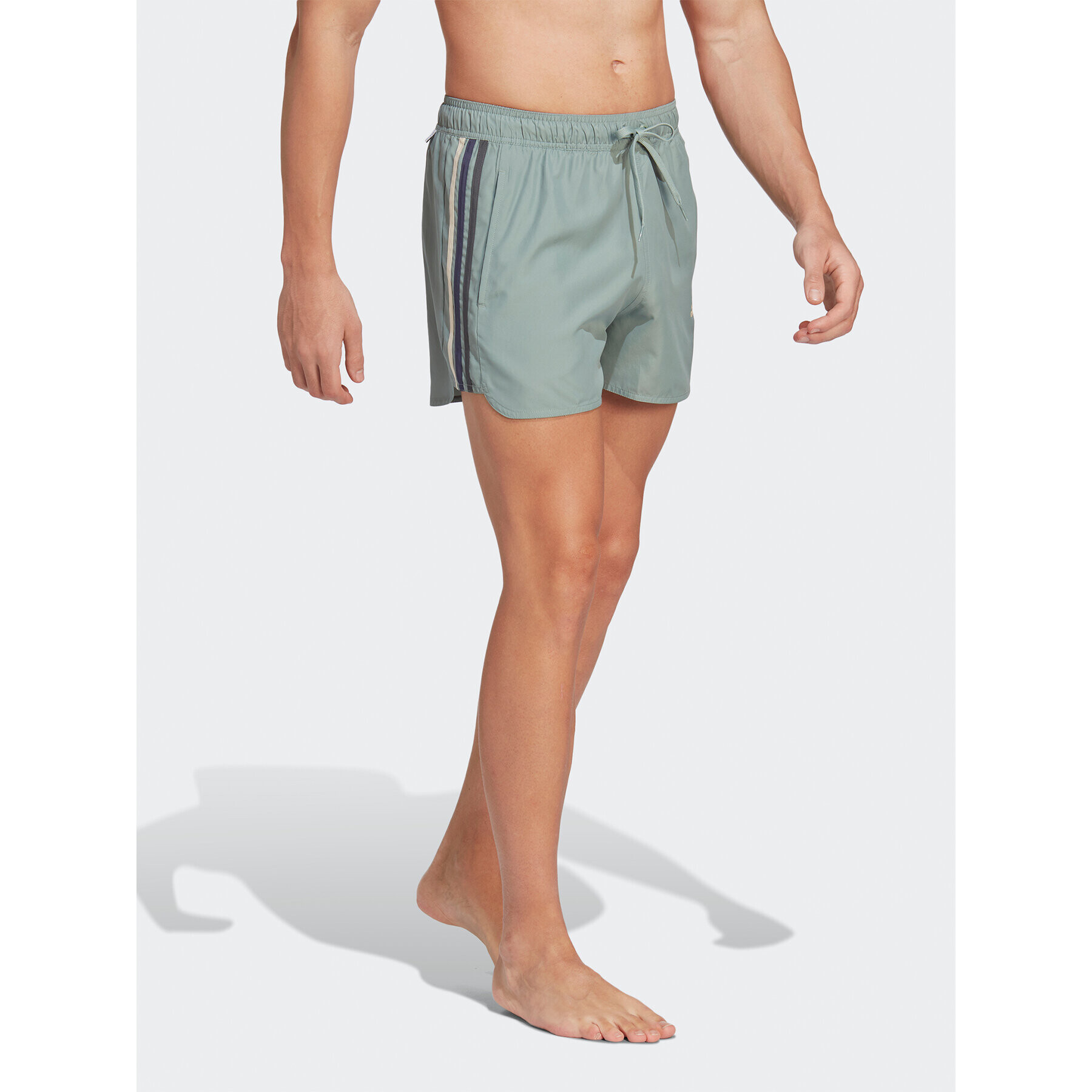 adidas Плувни шорти Very Short Length Retro Split Swim Shorts HT4349 Зелен Regular Fit - Pepit.bg