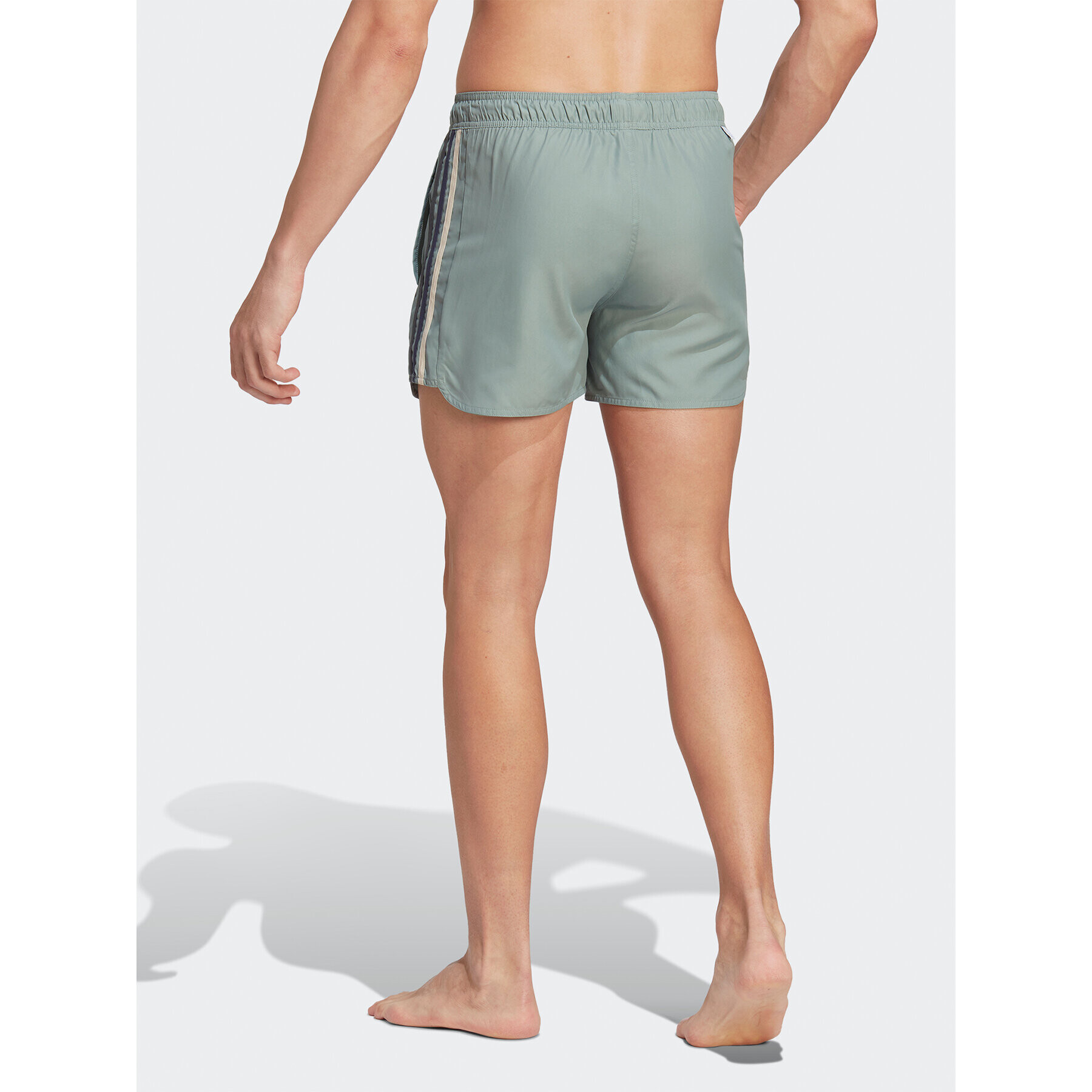 adidas Плувни шорти Very Short Length Retro Split Swim Shorts HT4349 Зелен Regular Fit - Pepit.bg