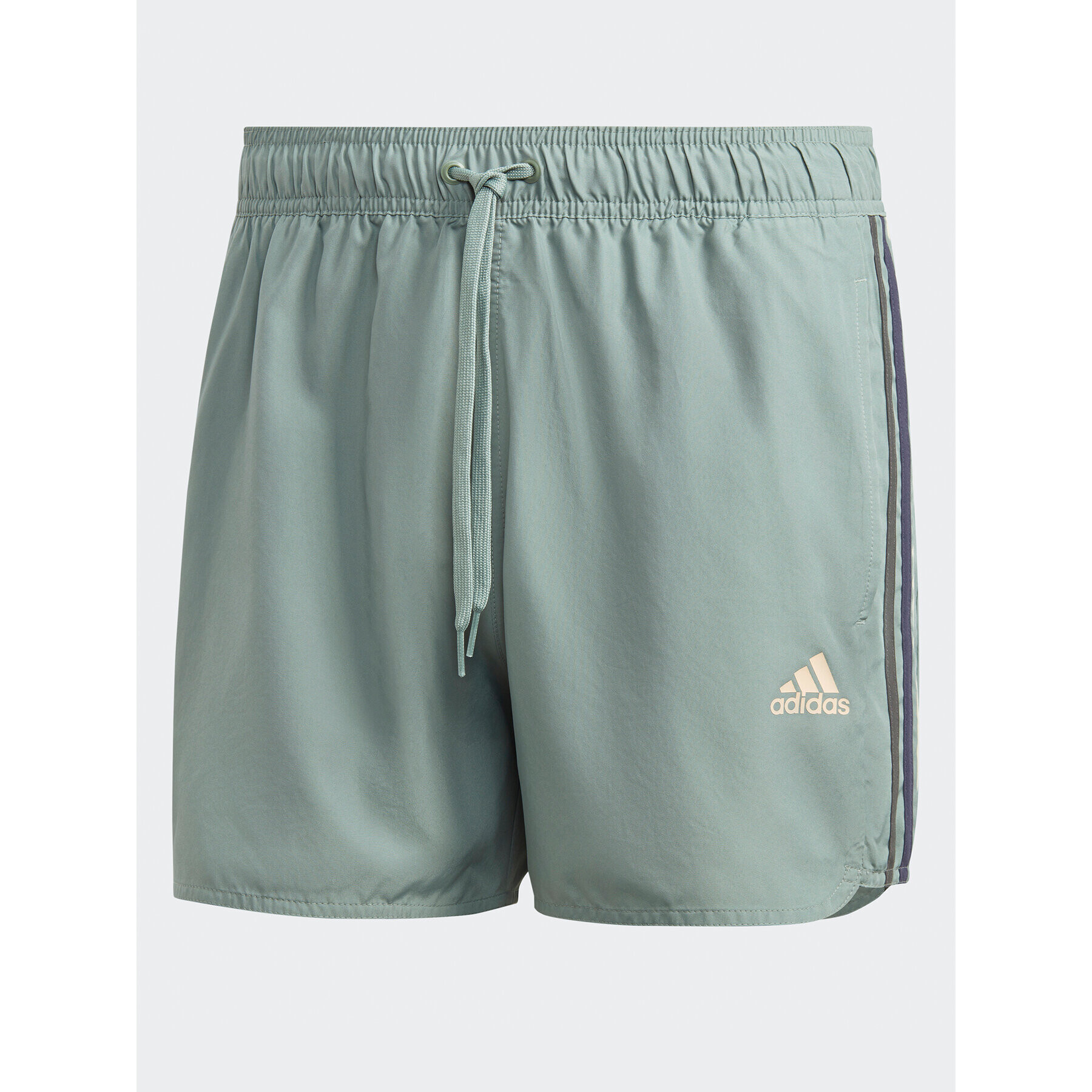 adidas Плувни шорти Very Short Length Retro Split Swim Shorts HT4349 Зелен Regular Fit - Pepit.bg