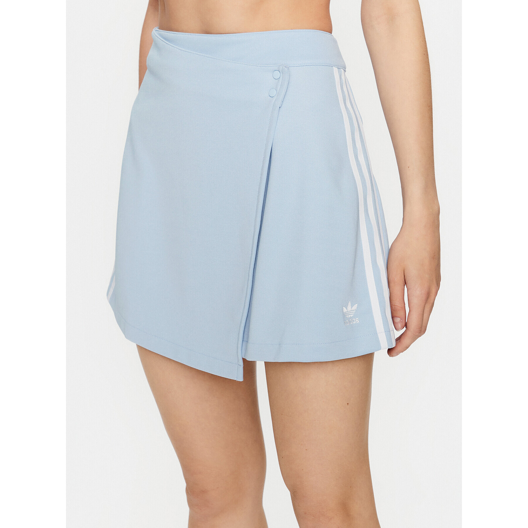 adidas Пола Adicolor Classics 3-Stripes Short Wrapping Skirt IC5476 Син Regular Fit - Pepit.bg