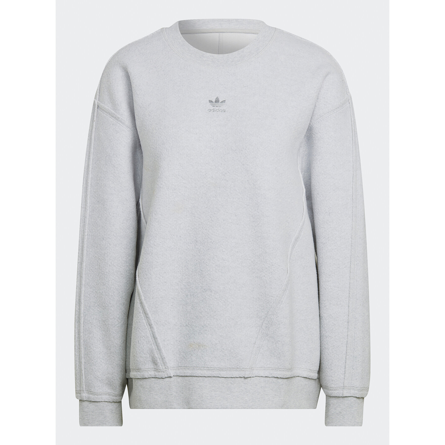 adidas Полар Cozy HL9127 Сив Loose Fit - Pepit.bg