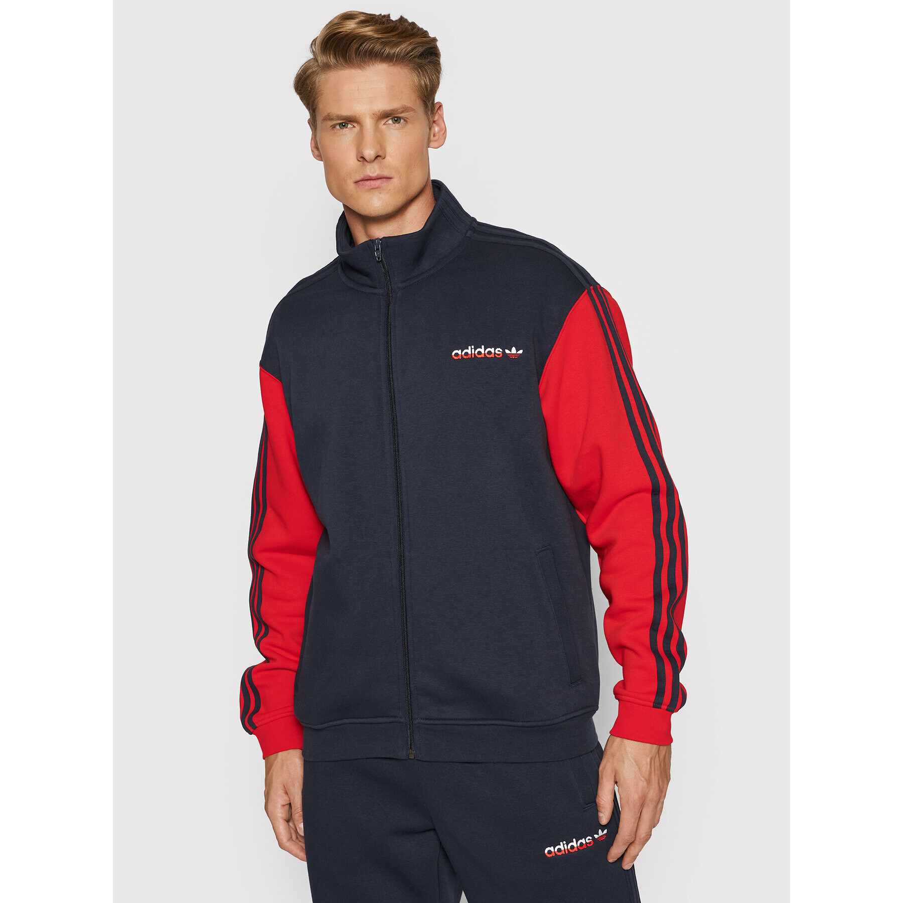 adidas Полар Firebird H31266 Тъмносин Regular Fit - Pepit.bg