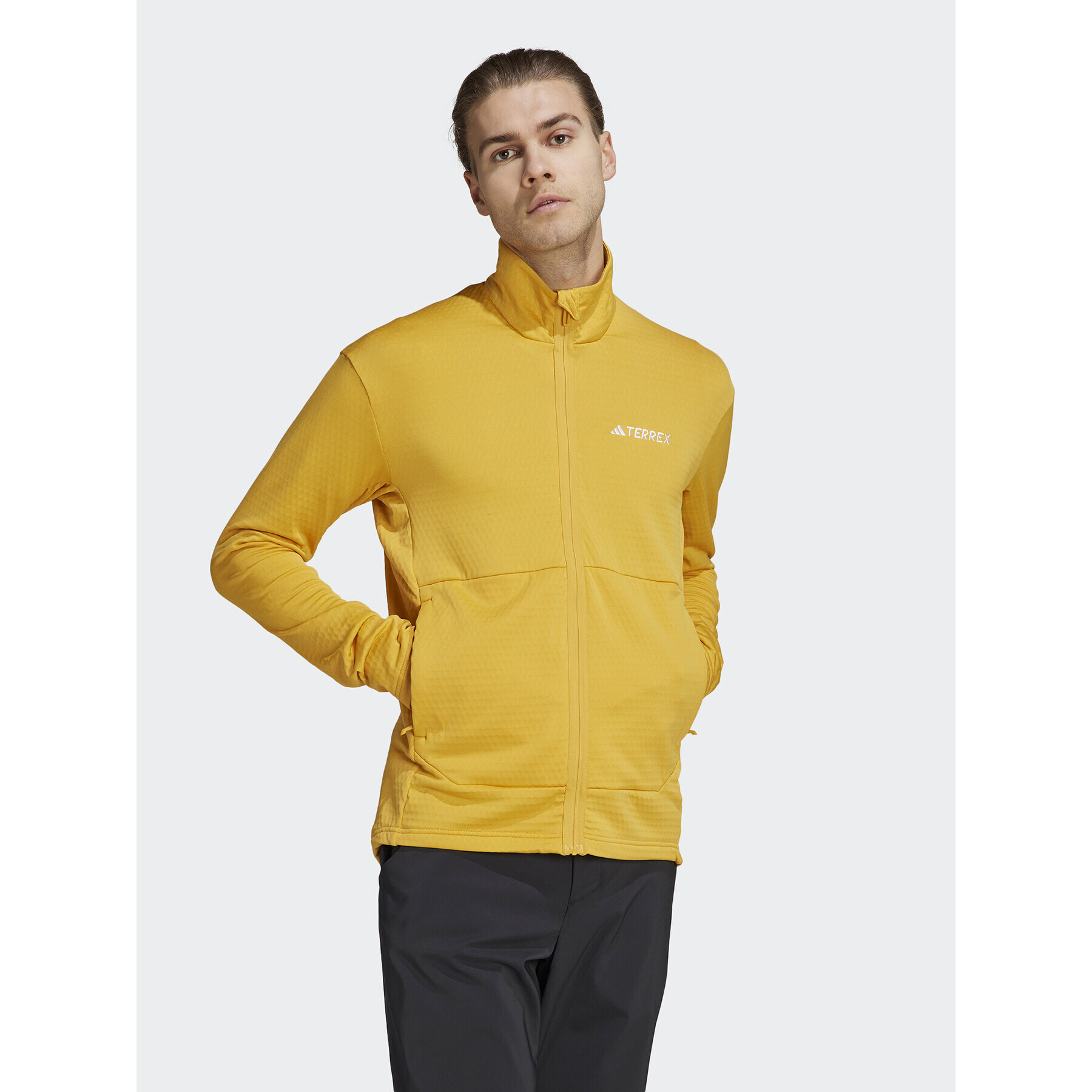adidas Полар IB1815 Жълт Slim Fit - Pepit.bg