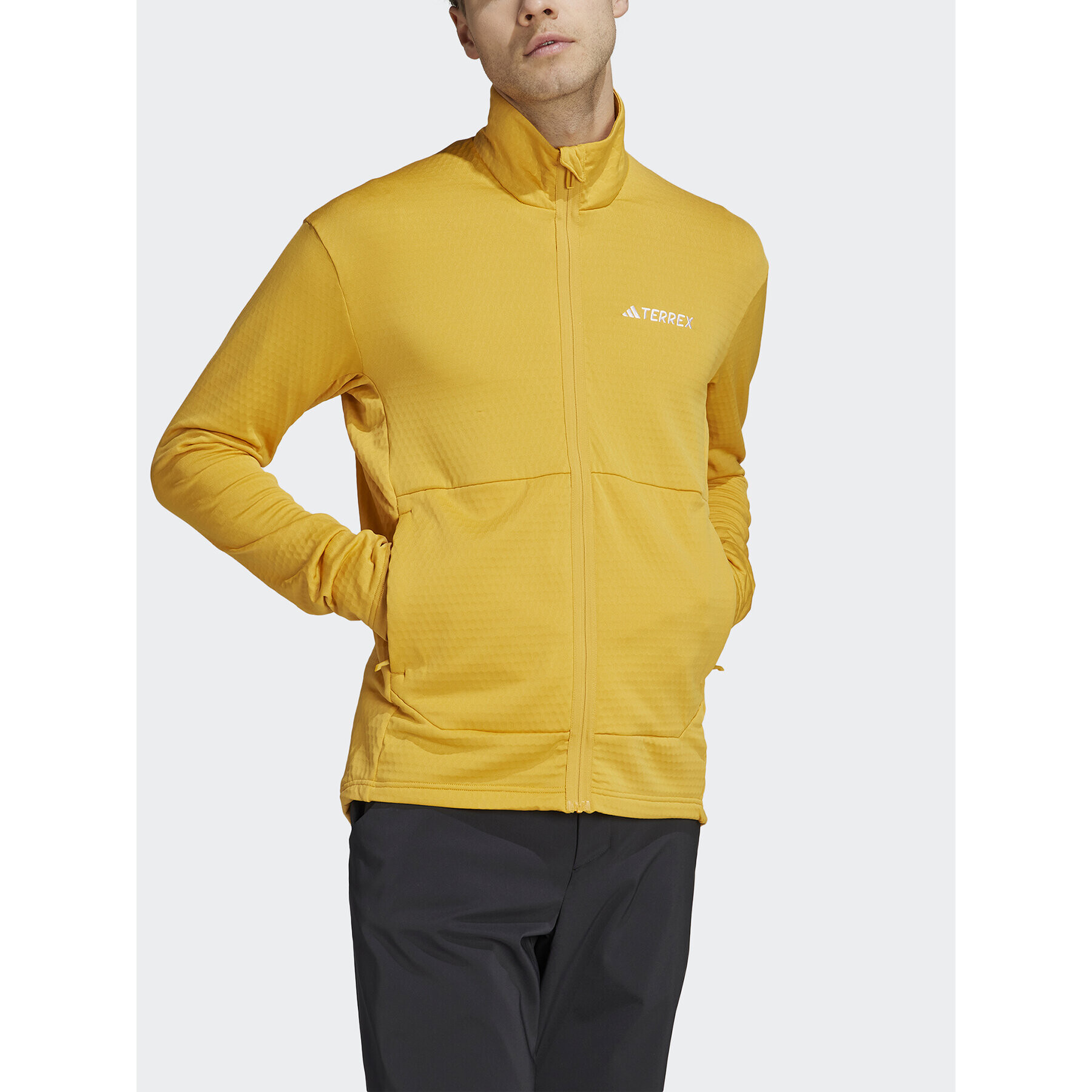 adidas Полар IB1815 Жълт Slim Fit - Pepit.bg