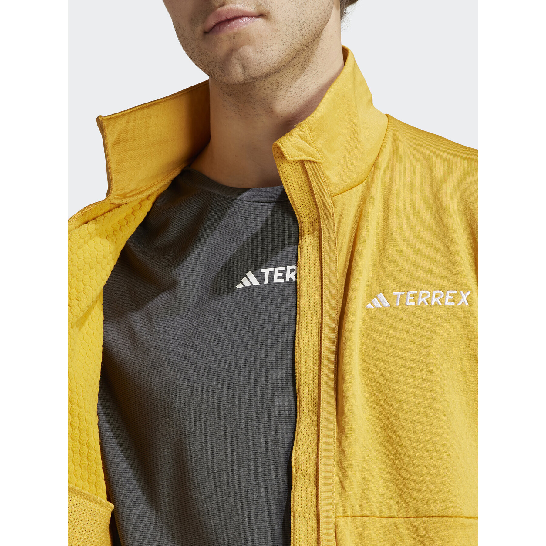 adidas Полар IB1815 Жълт Slim Fit - Pepit.bg