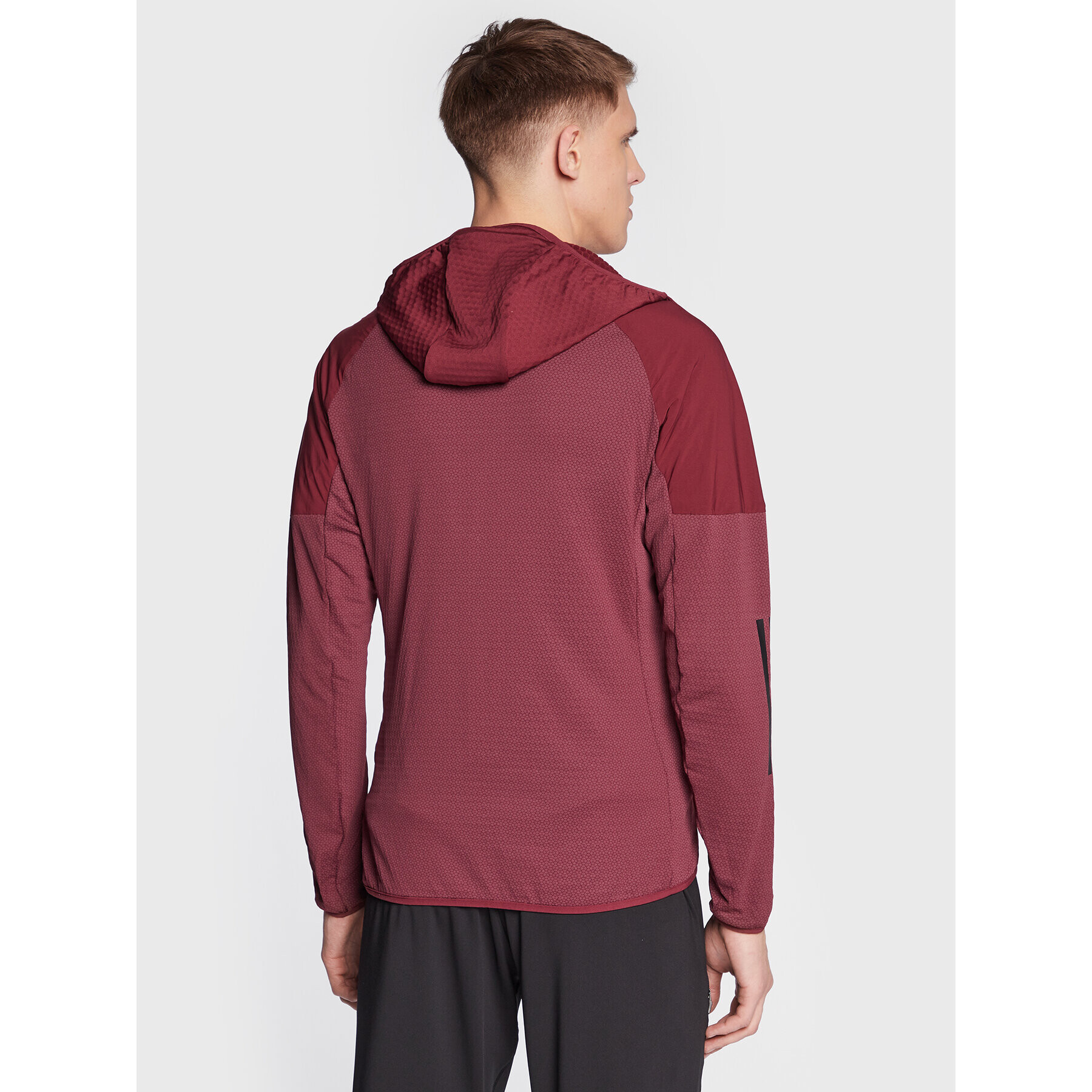adidas Полар Techrock Flooce Wind Hooded Jacket H55941 Червен - Pepit.bg