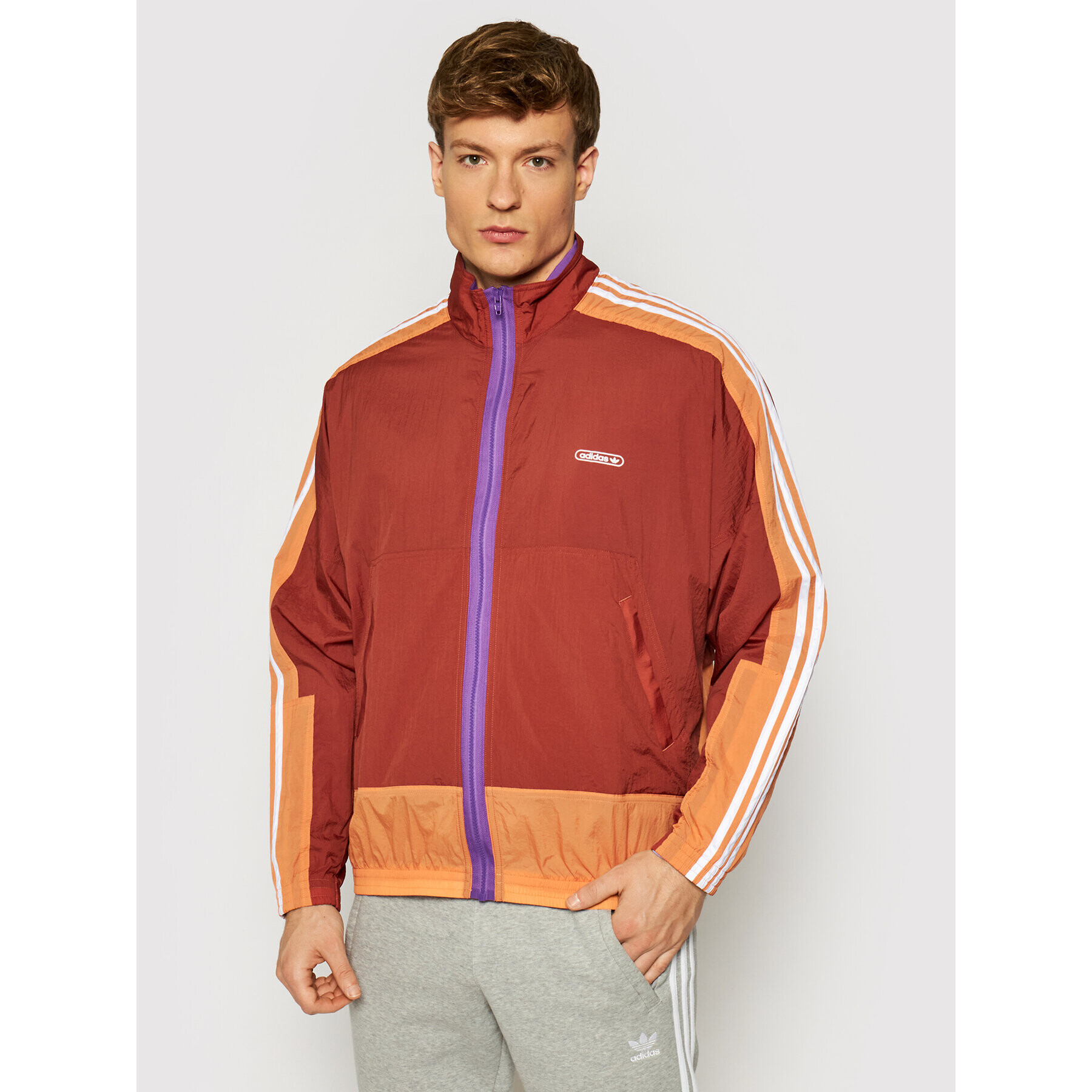 adidas Преходно яке Lightweight GN3831 Червен Regular Fit - Pepit.bg
