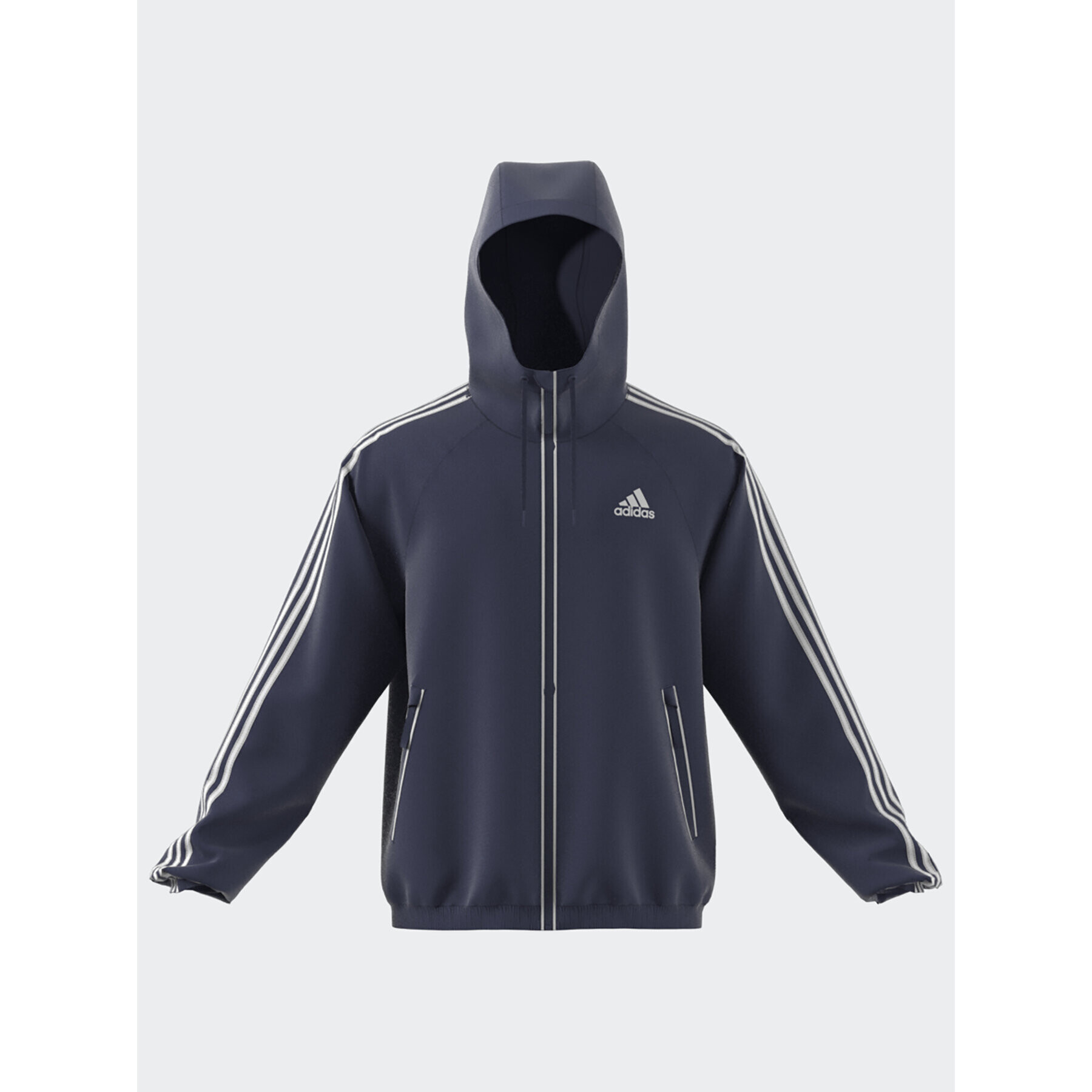 adidas Преходно яке BSC 3-Stripes Wind Jacket HT8753 Син Regular Fit - Pepit.bg