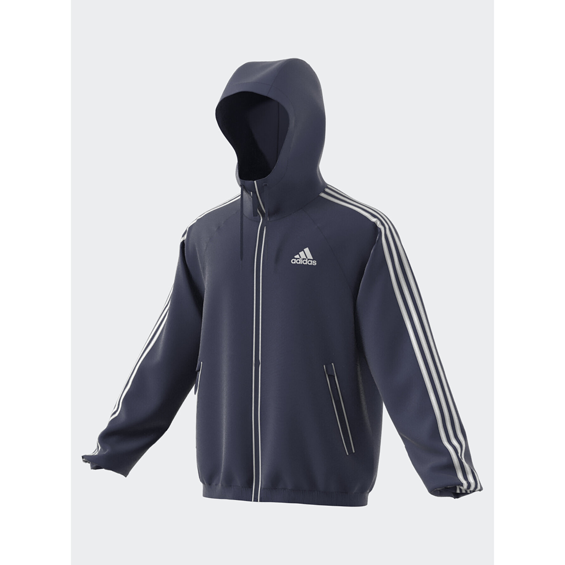 adidas Преходно яке BSC 3-Stripes Wind Jacket HT8753 Син Regular Fit - Pepit.bg