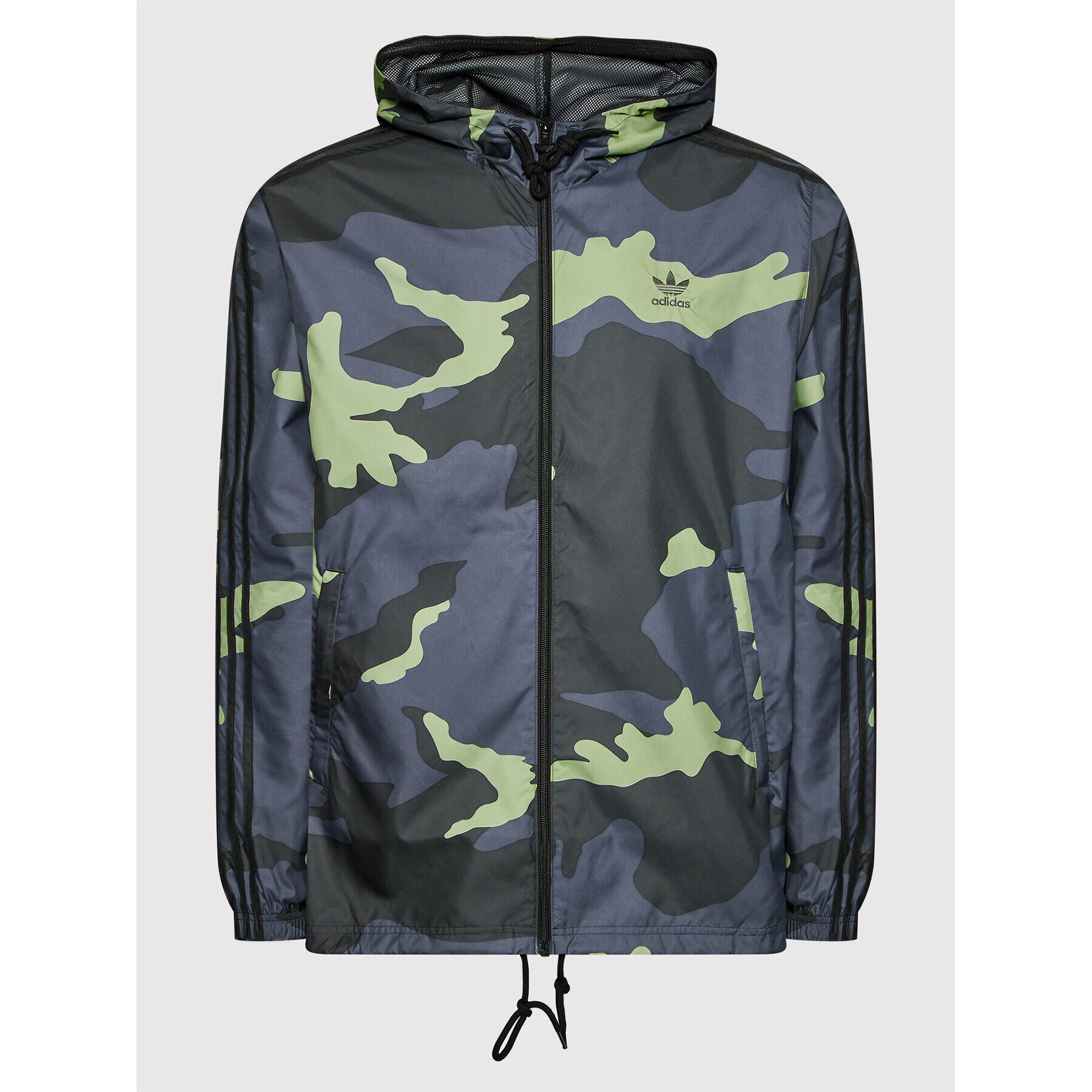 adidas Преходно яке Graphics Camo HF4876 Сив Regular Fit - Pepit.bg