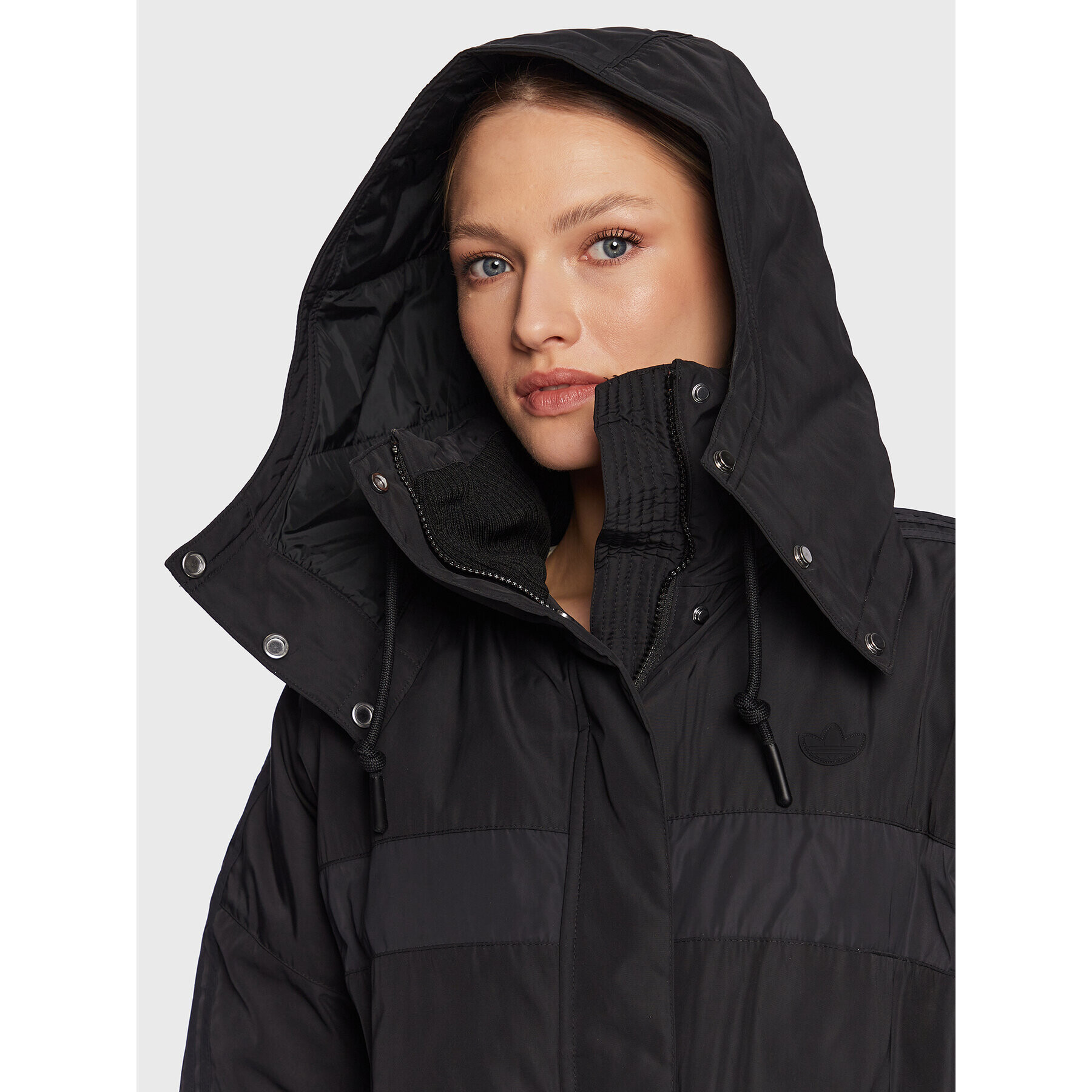 adidas Преходно яке HM2615 Черен Loose Fit - Pepit.bg