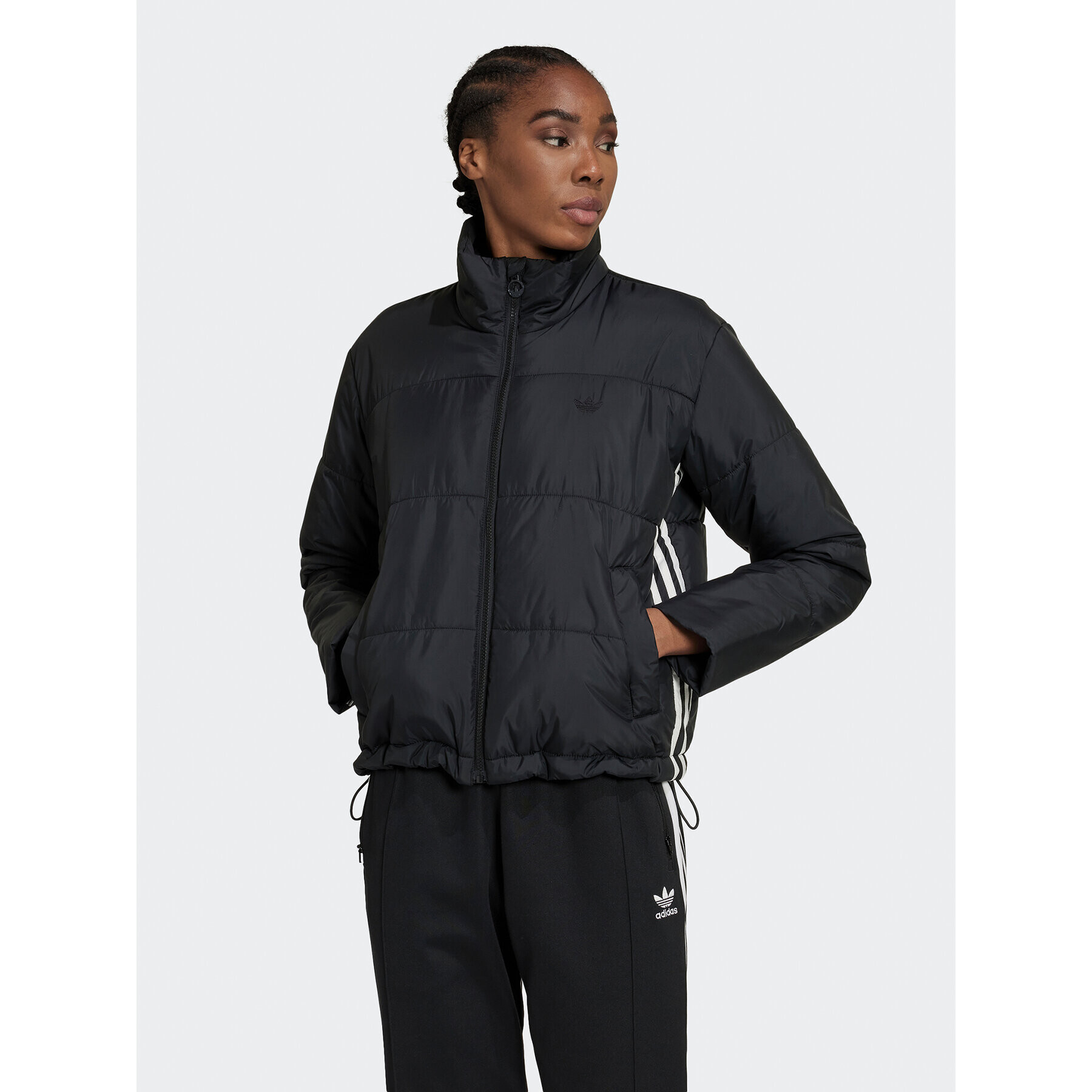 adidas Преходно яке Short Puffer HM2613 Черен Regular Fit - Pepit.bg