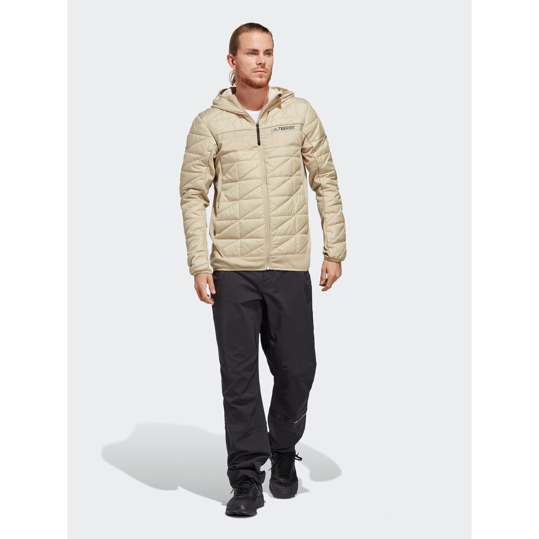 adidas Преходно яке Terrex Multi Hybrid Insulated Jacket HS9691 Бежов Slim Fit - Pepit.bg