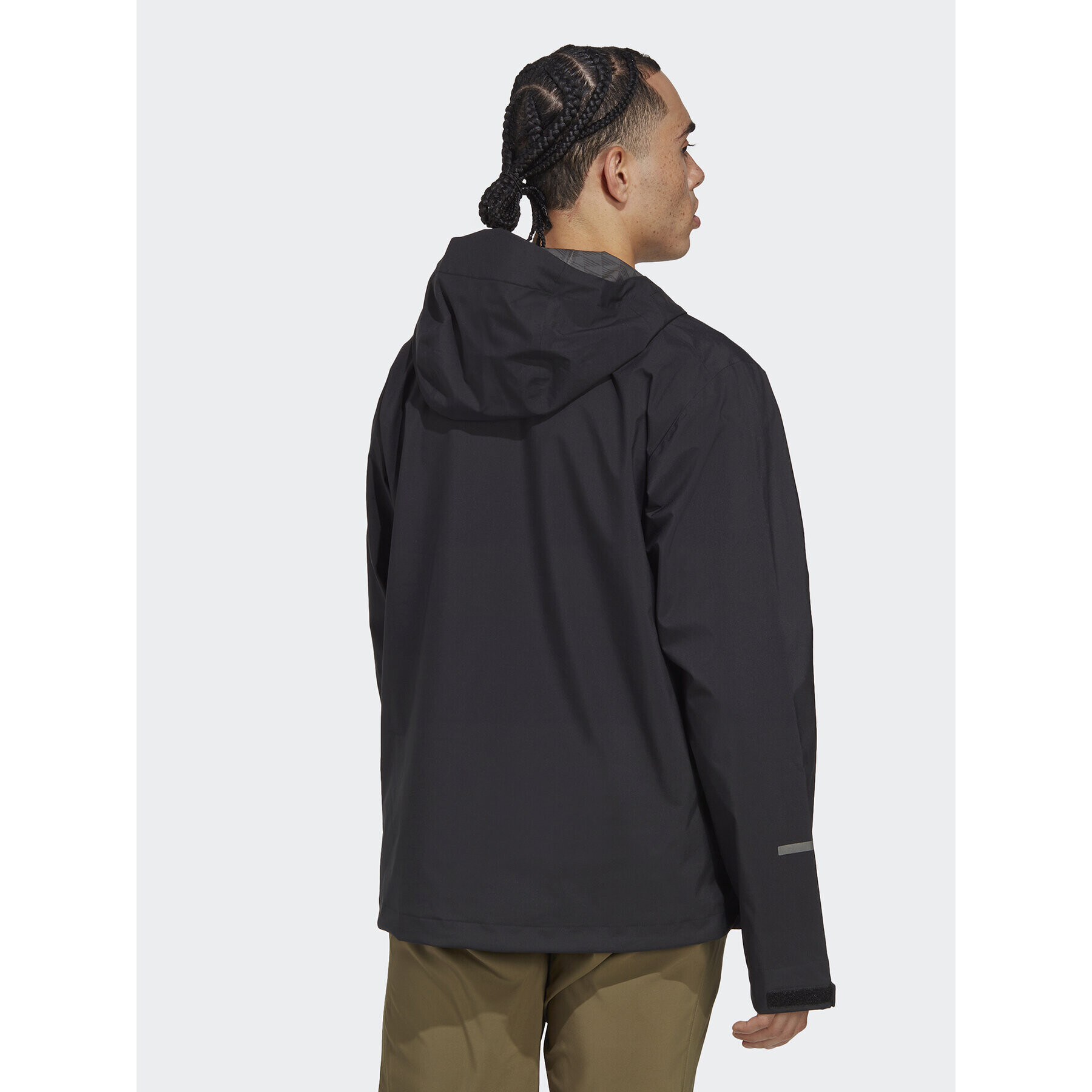 adidas Преходно яке Terrex Multi RAIN.RDY 2.5-Layer Rain Jacket HM4051 Черен Regular Fit - Pepit.bg