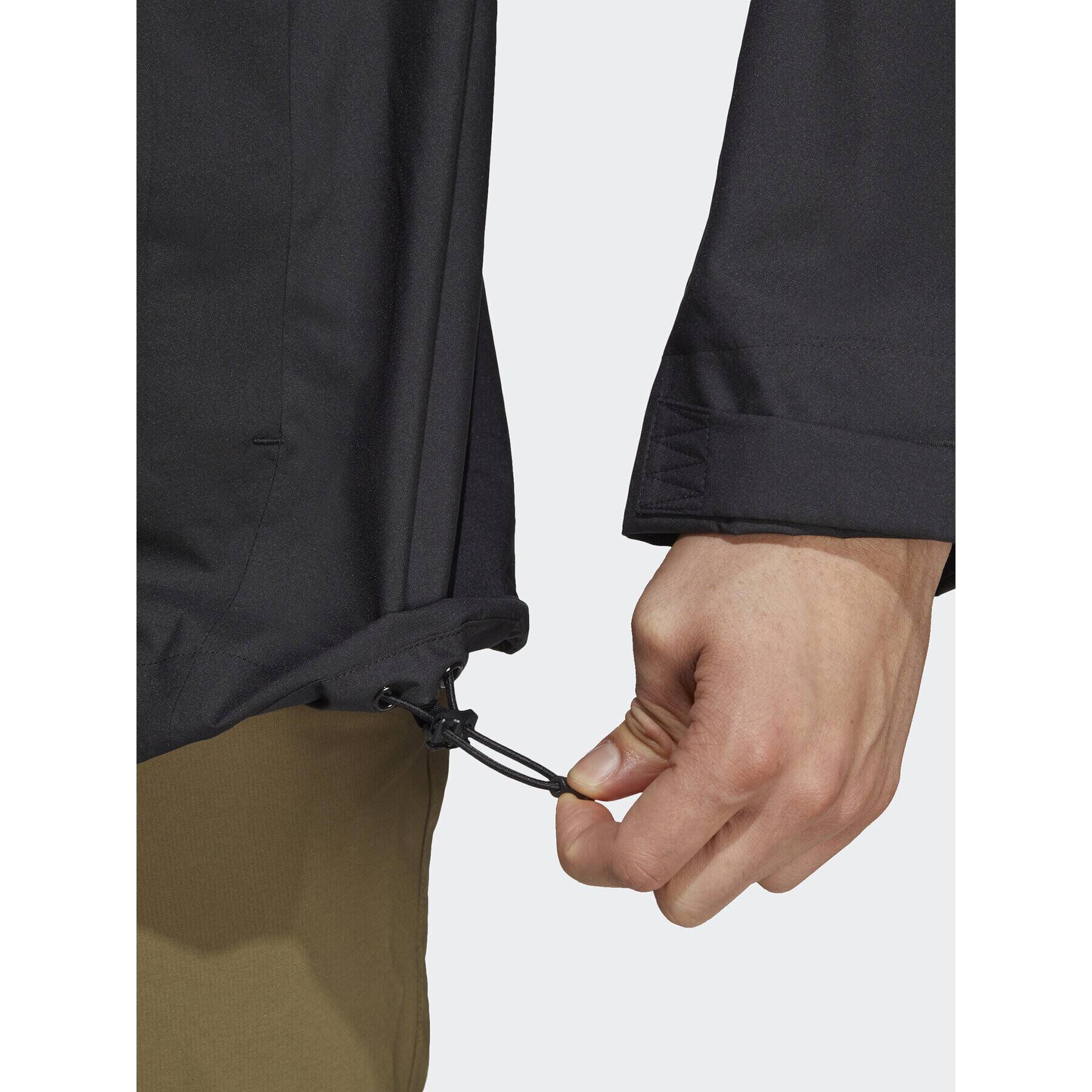 adidas Преходно яке Terrex Multi RAIN.RDY 2.5-Layer Rain Jacket HM4051 Черен Regular Fit - Pepit.bg