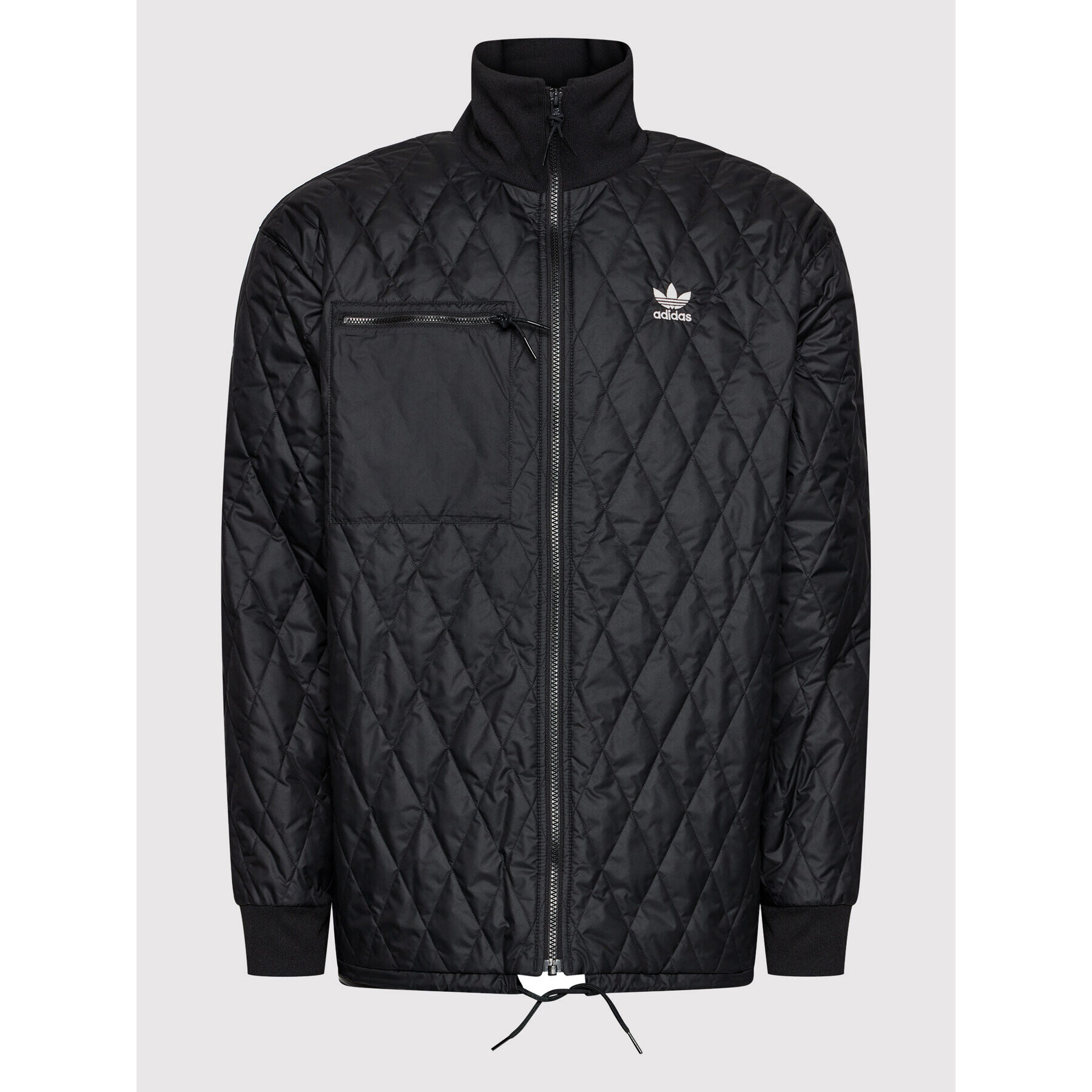 adidas Пухено яке adicolor Classics Quilted H11430 Черен Relaxed Fit - Pepit.bg