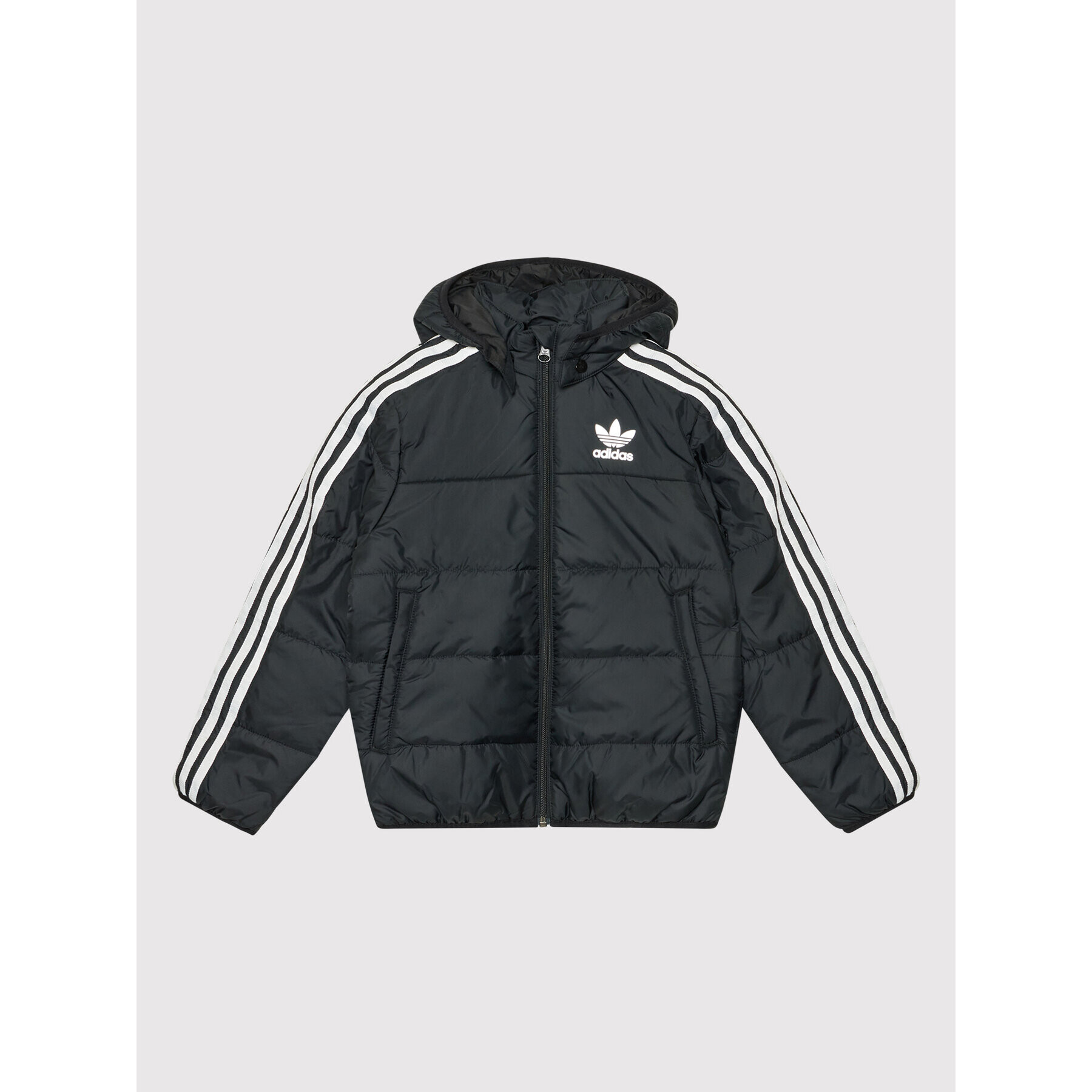 adidas Пухено яке adicolor H34564 Черен Regular Fit - Pepit.bg