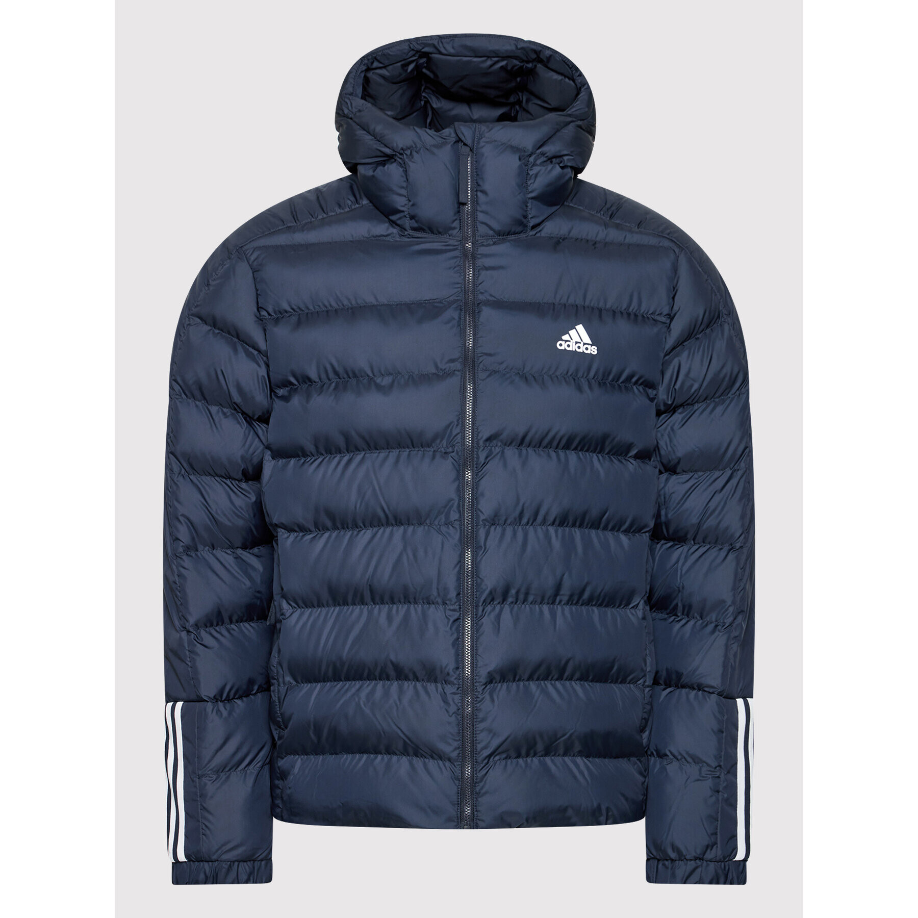 adidas Пухено яке Itavic 3-Stripes GT1686 Тъмносин Regular Fit - Pepit.bg