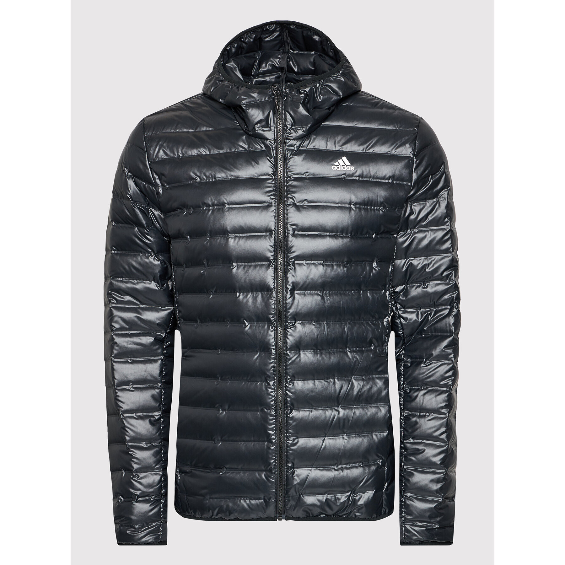 adidas Пухено яке Varilite BQ7782 Черен Slim Fit - Pepit.bg
