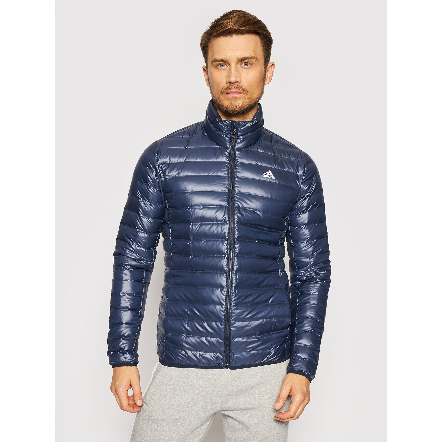adidas Performance Пухено яке Varilite DZ1391 Тъмносин Regular Fit - Pepit.bg