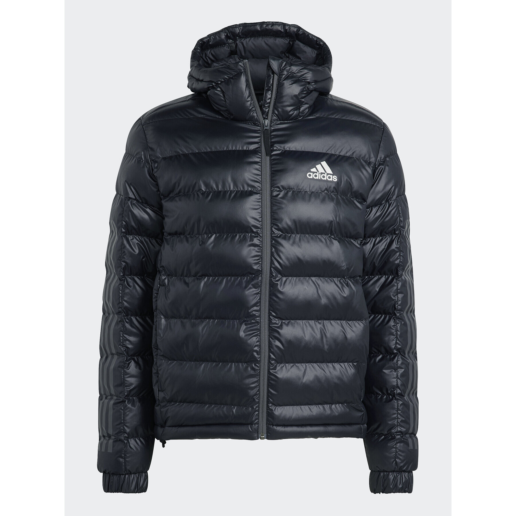 adidas Пухено яке 3-Stripes Sdp Badge Of Sport HK6669 Черен Regular Fit - Pepit.bg