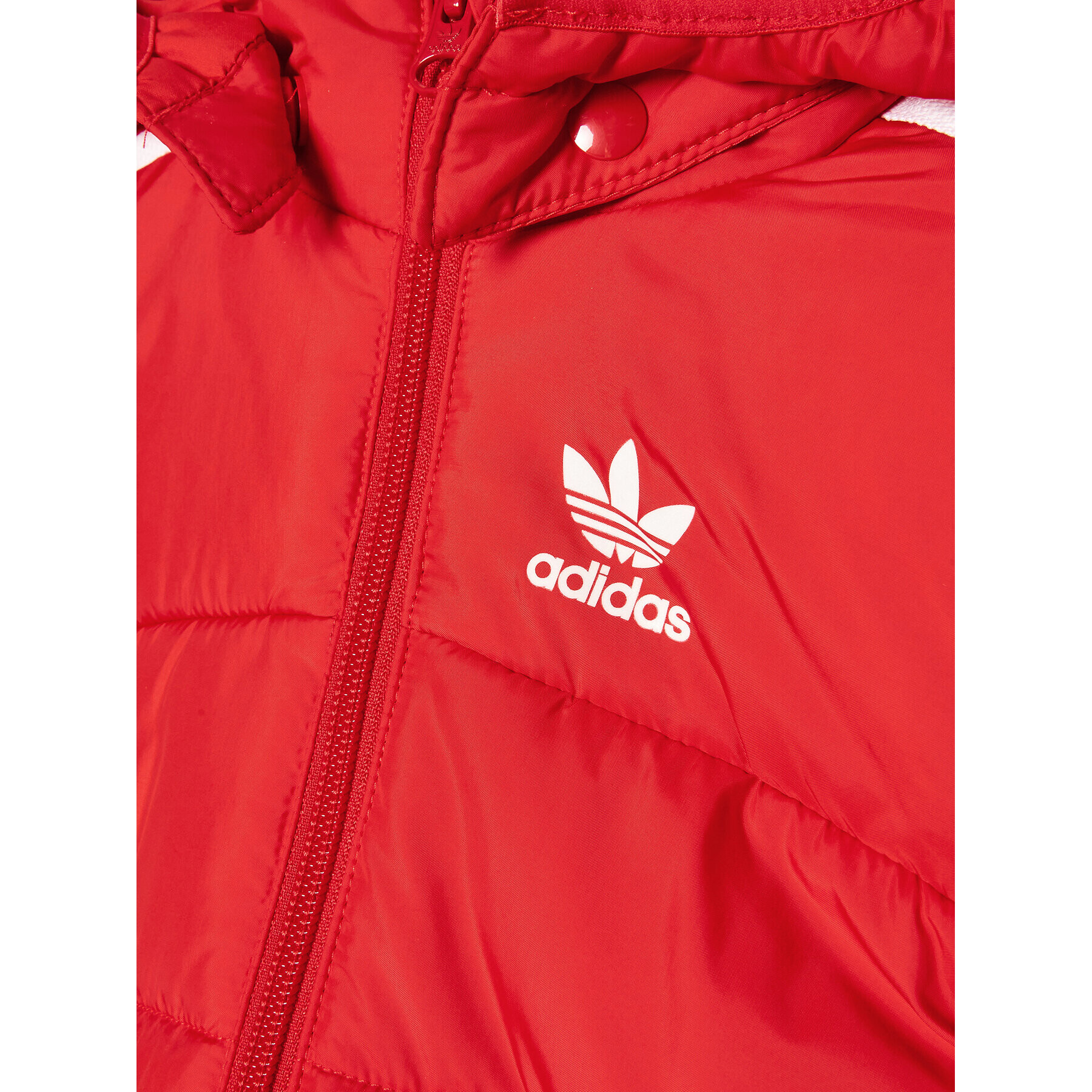 adidas Пухено яке adicolor HK2962 Червен Regular Fit - Pepit.bg