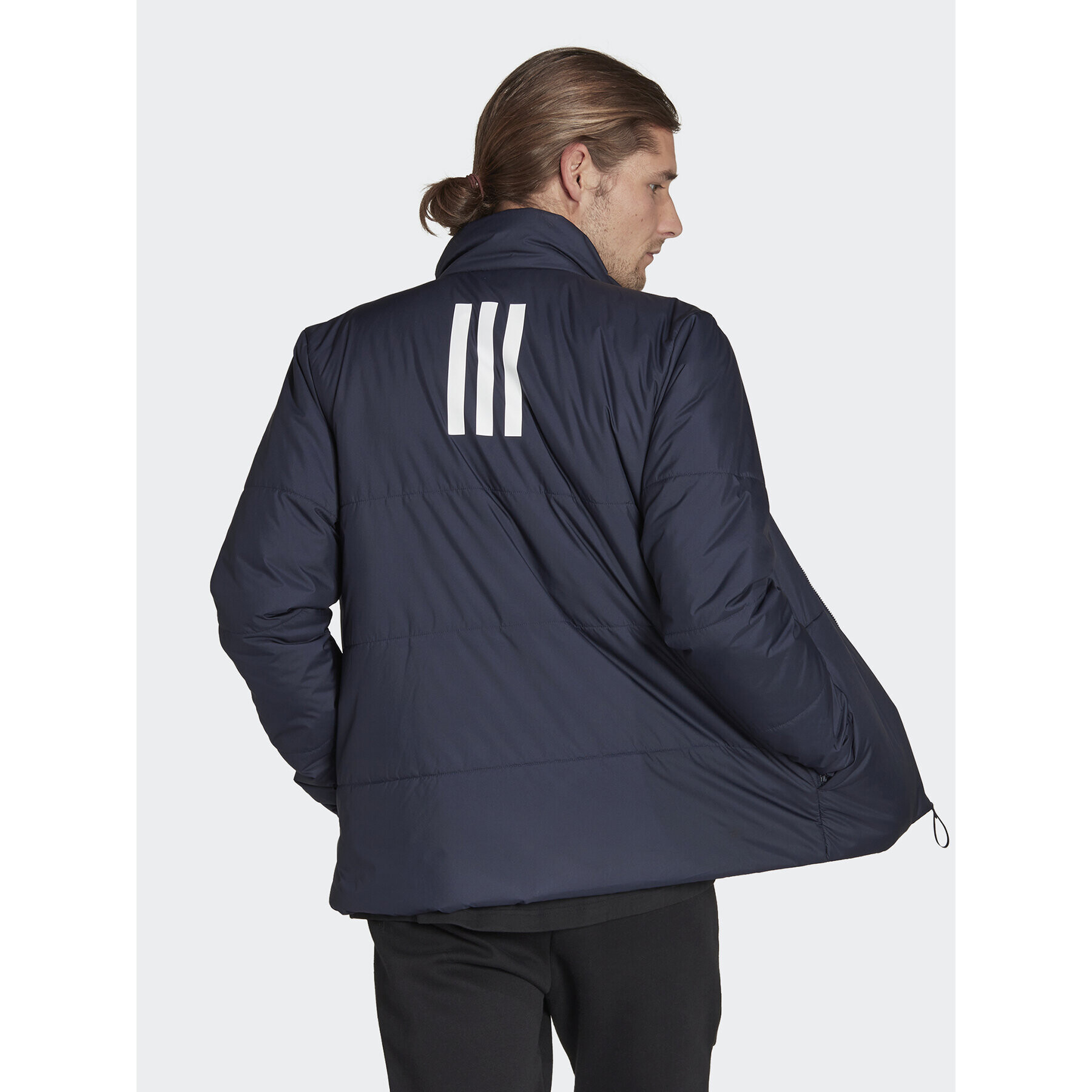 adidas Пухено яке Bsc 3-Stripes HG6272 Тъмносин Regular Fit - Pepit.bg