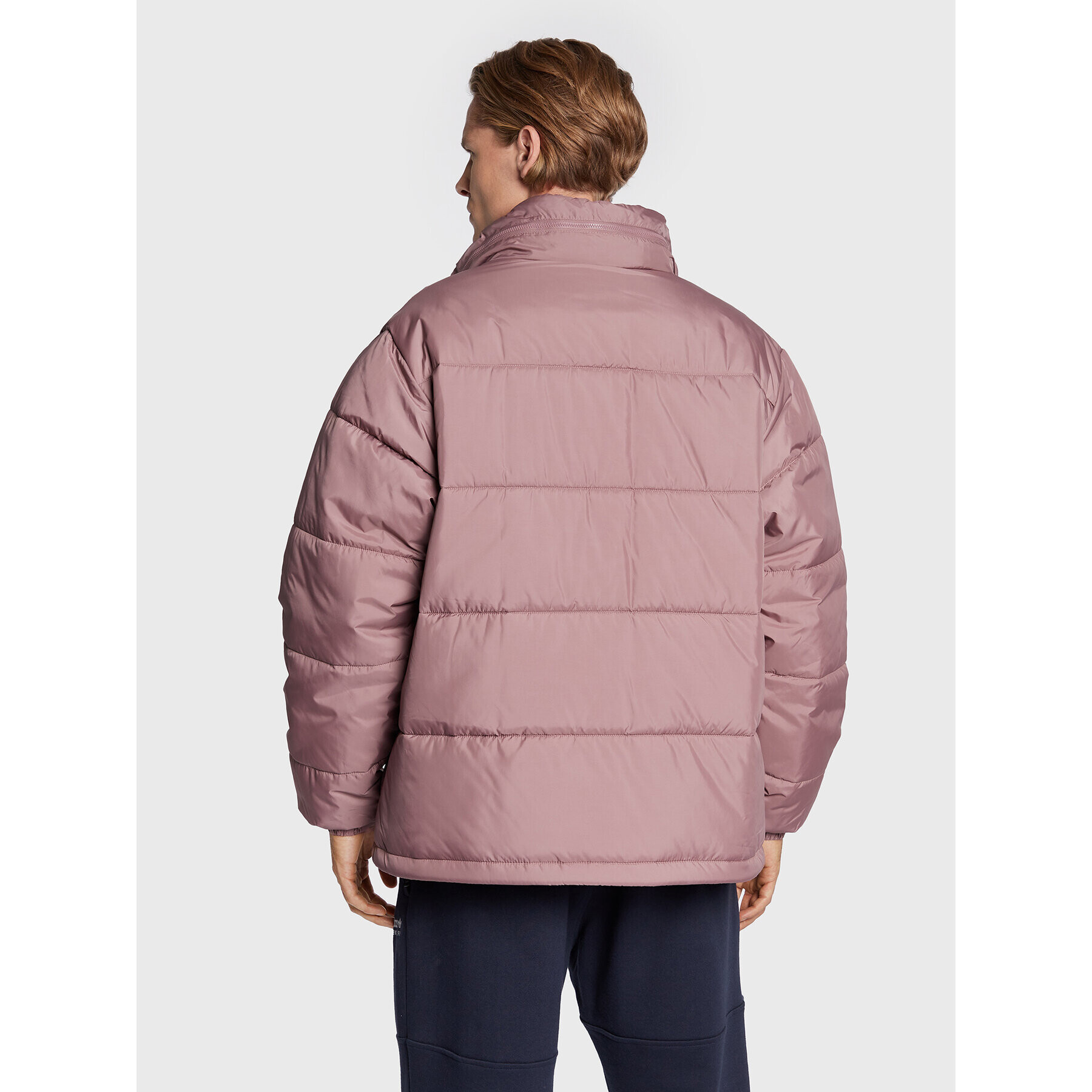 adidas Пухено яке Essentials HL9191 Розов Relaxed Fit - Pepit.bg