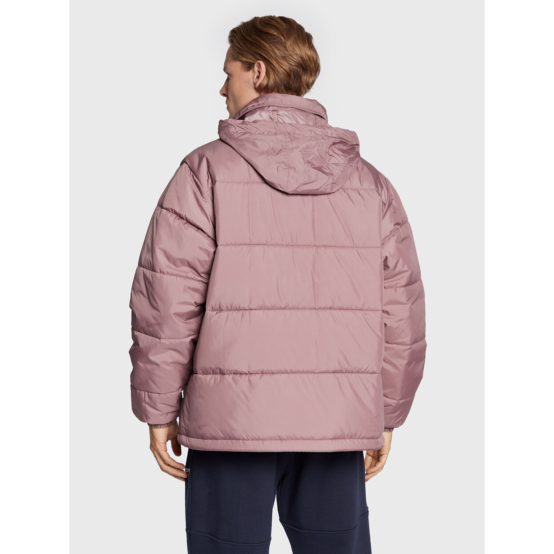 adidas Пухено яке Essentials HL9191 Розов Relaxed Fit - Pepit.bg
