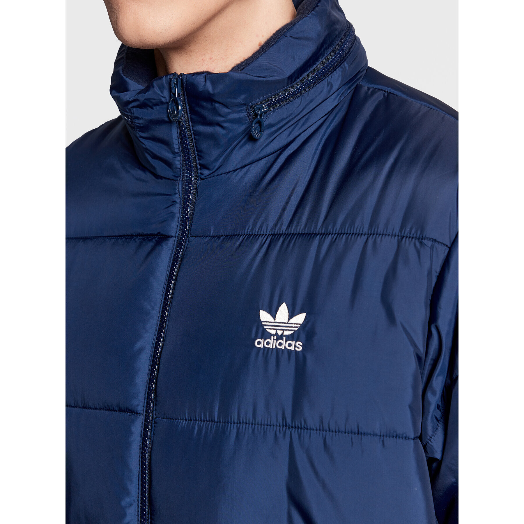 adidas Пухено яке Essentials HL9192 Тъмносин Regular Fit - Pepit.bg