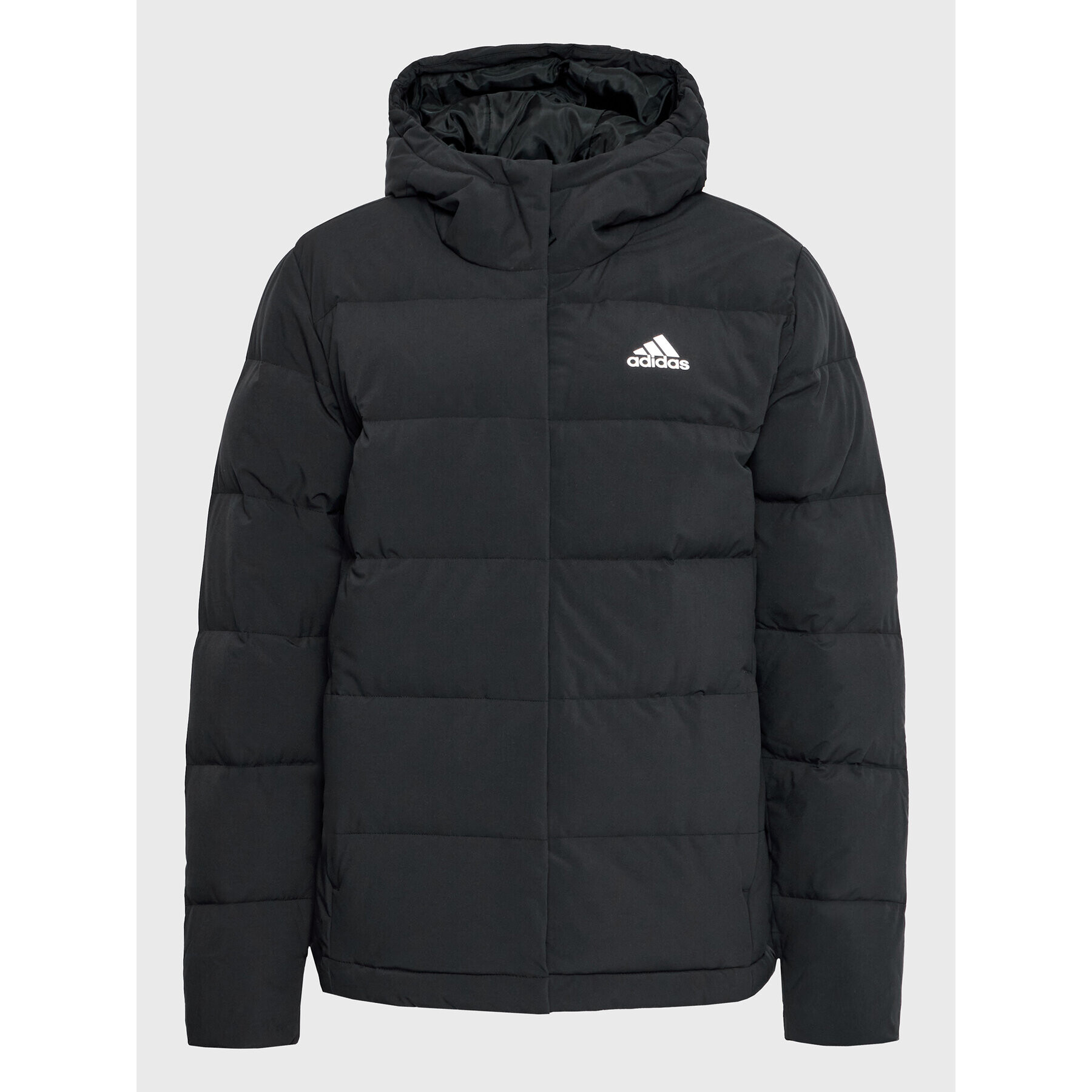 adidas Пухено яке Helionic HG8747 Черен Regular Fit - Pepit.bg