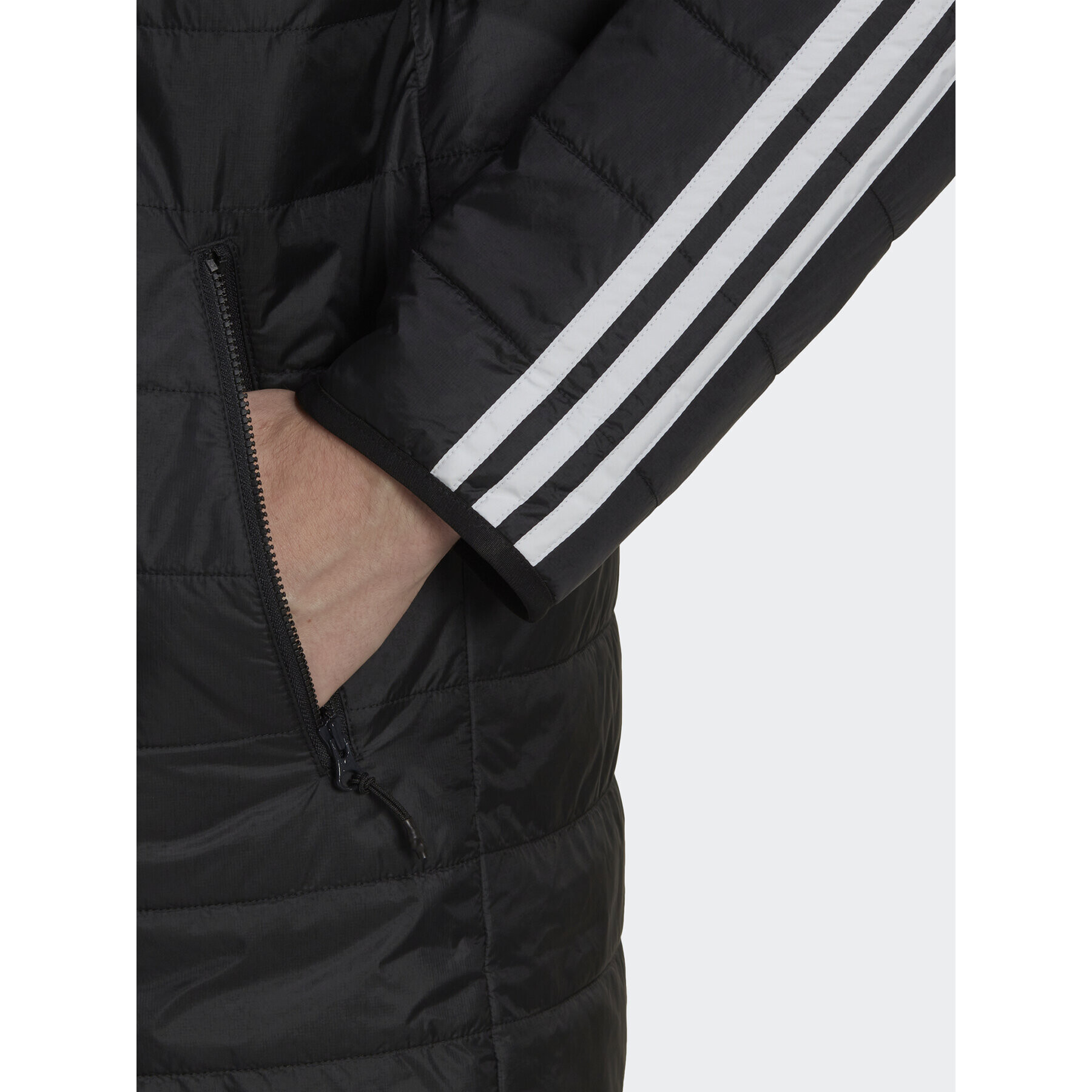 adidas Пухено яке HM2461 Черен Regular Fit - Pepit.bg