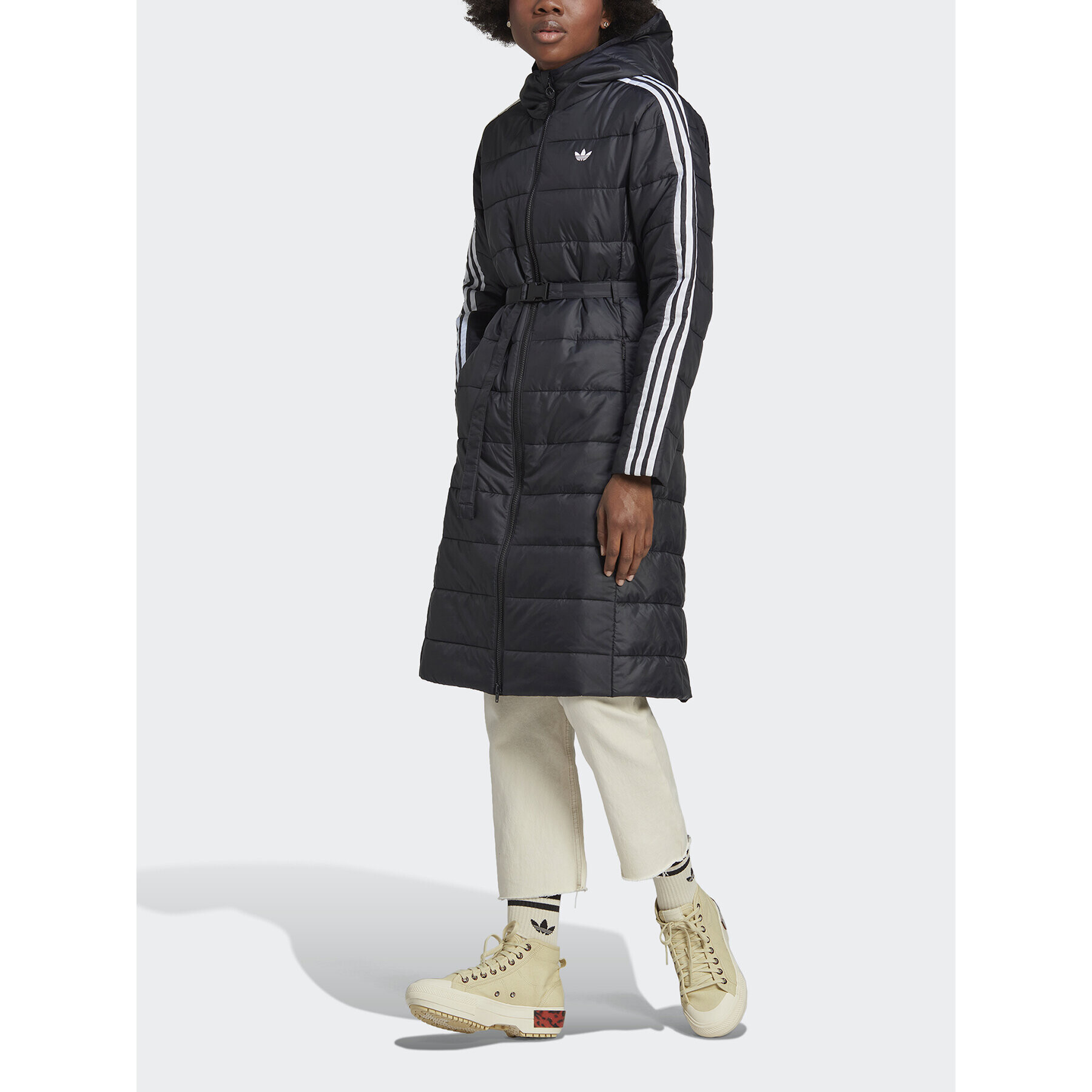 adidas Пухено яке Premium HK5253 Черен Slim Fit - Pepit.bg