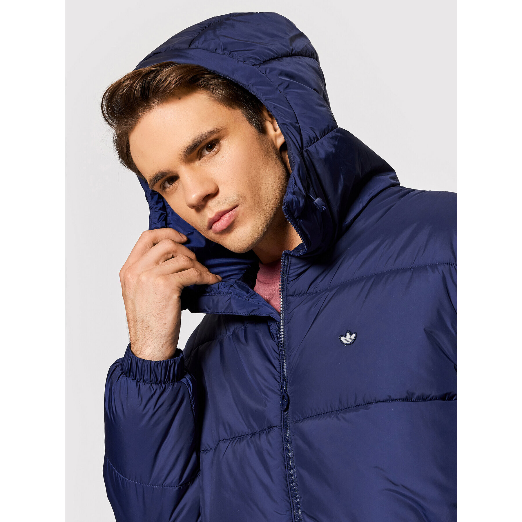 adidas Пухено яке Puffer H13554 Тъмносин Regular Fit - Pepit.bg