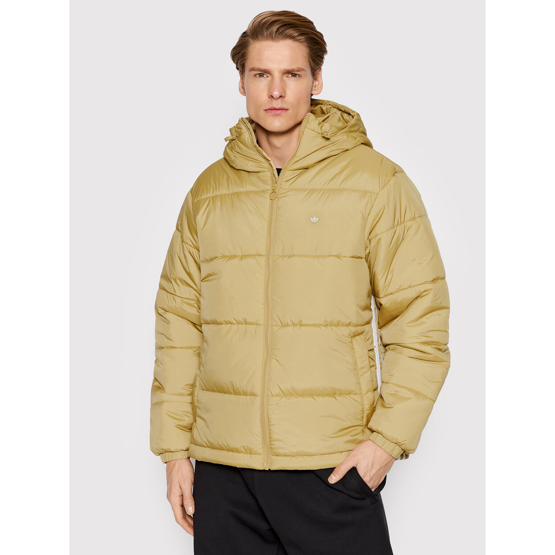 adidas Пухено яке Puffer H13556 Бежов Regular Fit - Pepit.bg